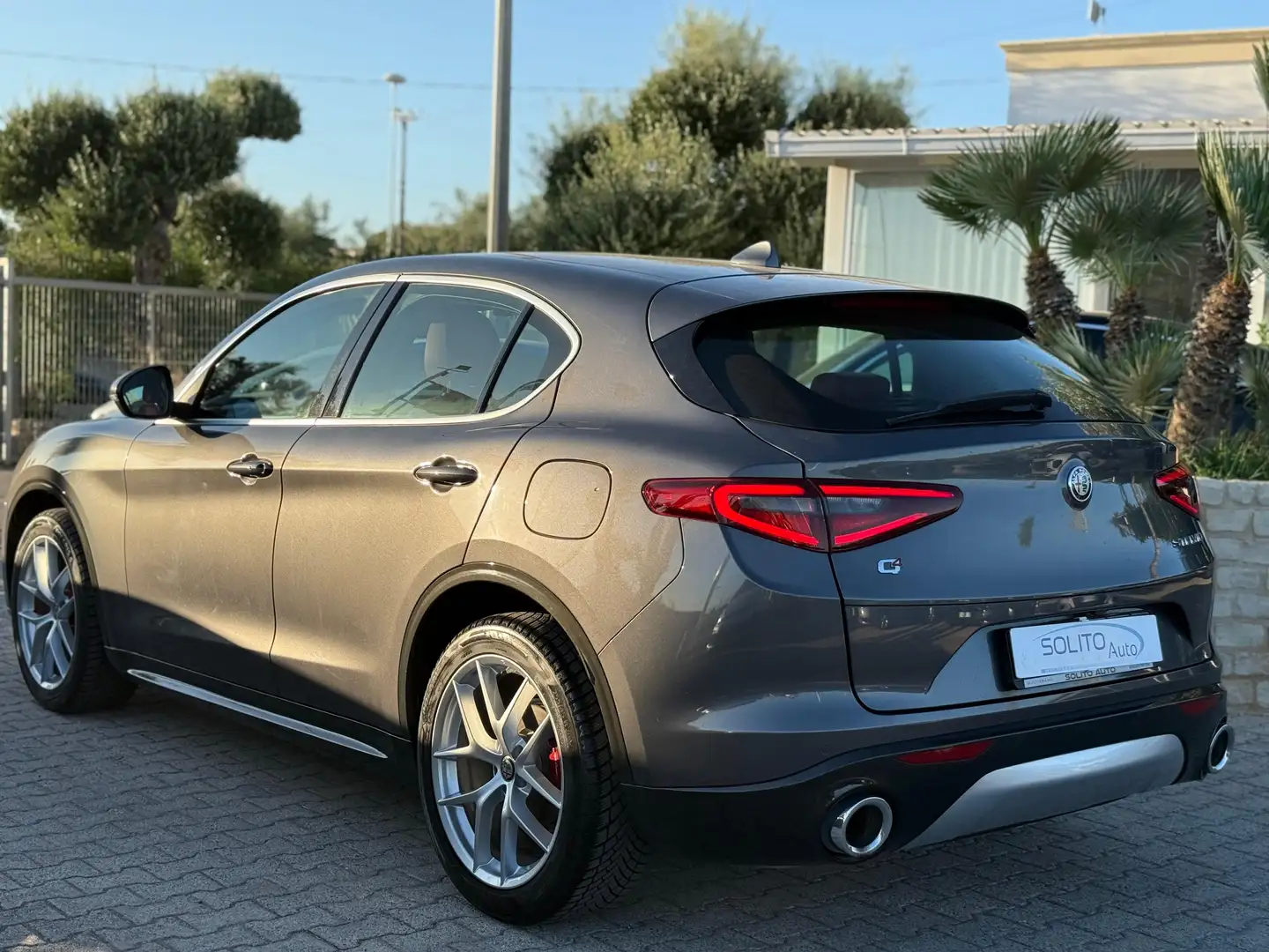 Alfa Romeo Stelvio 2.2 TD 190cv Q4 auto TI PELLE ROSSA Grigio - 2