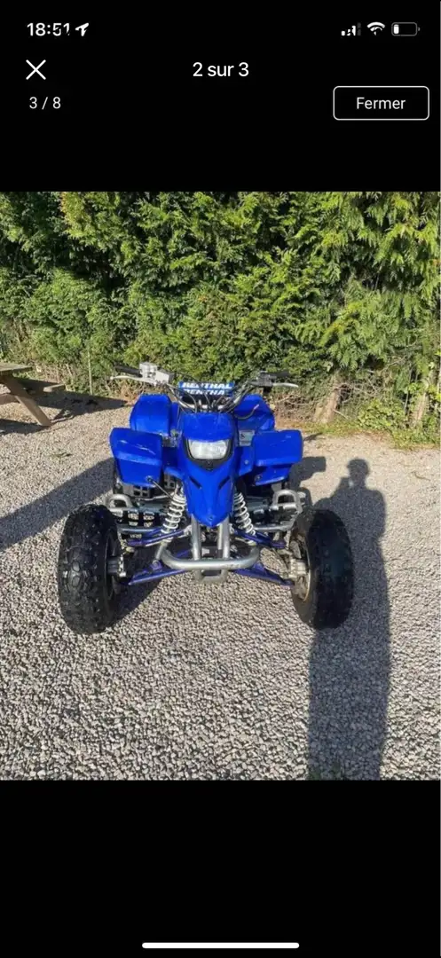 Yamaha YFS 200 Modrá - 1