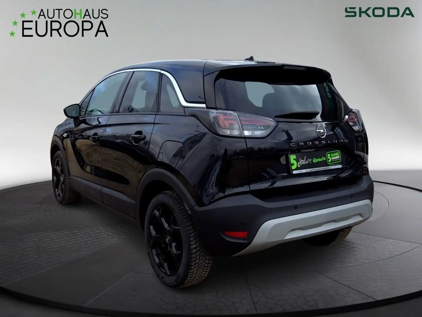 Opel Crossland 1.2 Turbo Elegance Navi KlimaA Kam SHZ LHZ beheizb Schwarz - 2