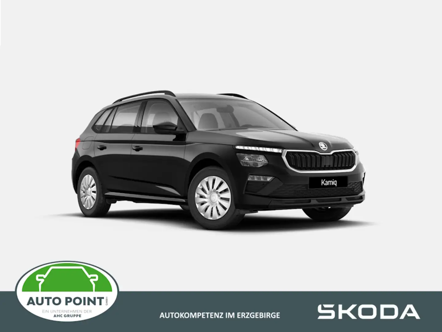 Skoda Kamiq Essence 1,0 TSI DSG AHK - sofort verfügbar! Schwarz - 1