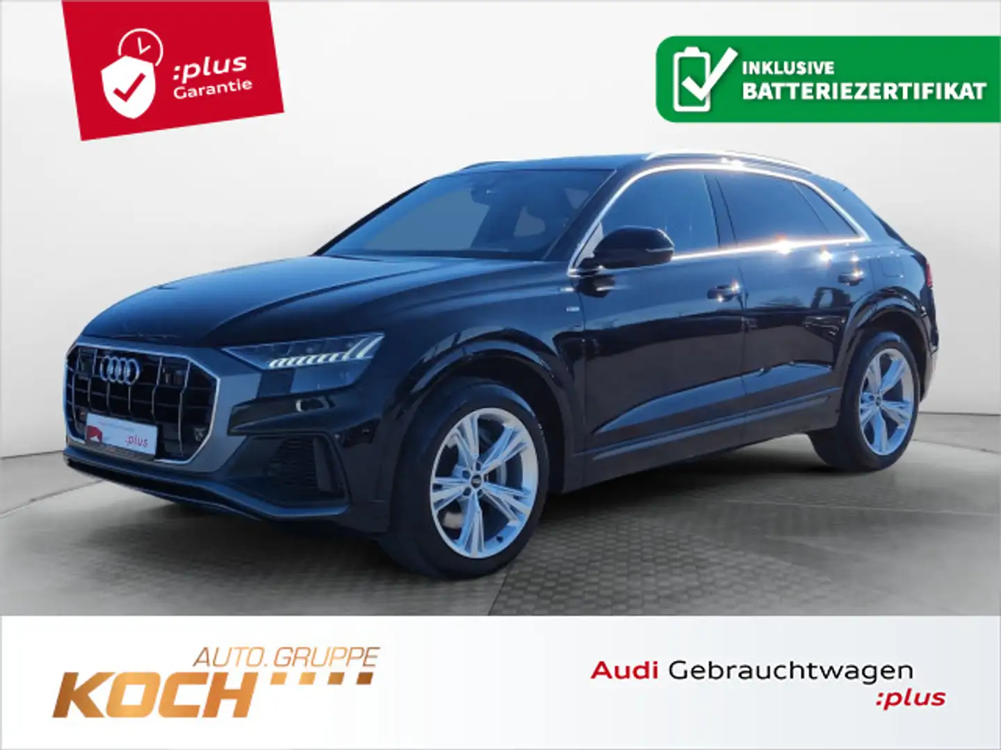 Audi Q8 55 TFSI e q. S-Tronic S-Line, HD Matrix LED, Black - 1