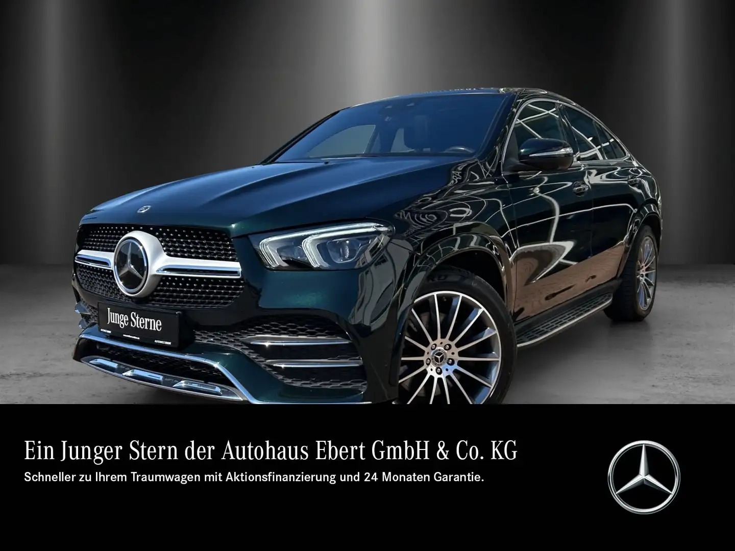 Mercedes-Benz GLE 350 GLE350de AMG Pano AIRMATIC Burme AHK KeyGo DISTR Grün - 1
