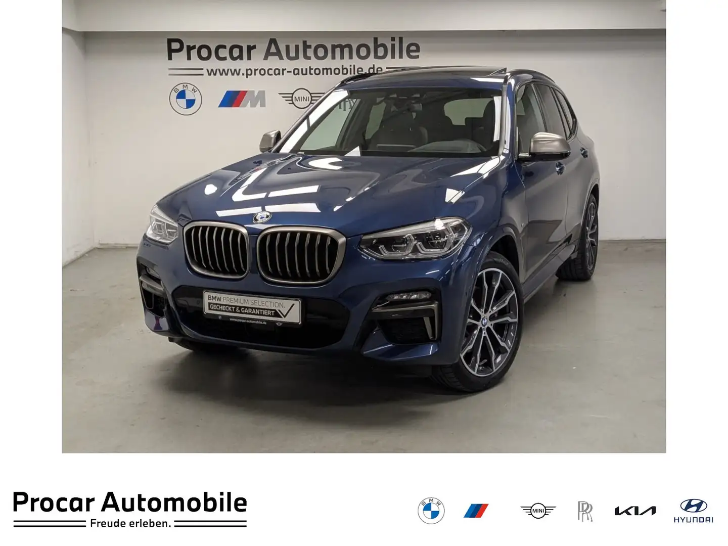 BMW X3 M 40d Pano ACC HuD DA+ PA HiFi 18'' DAB LED Blau - 1