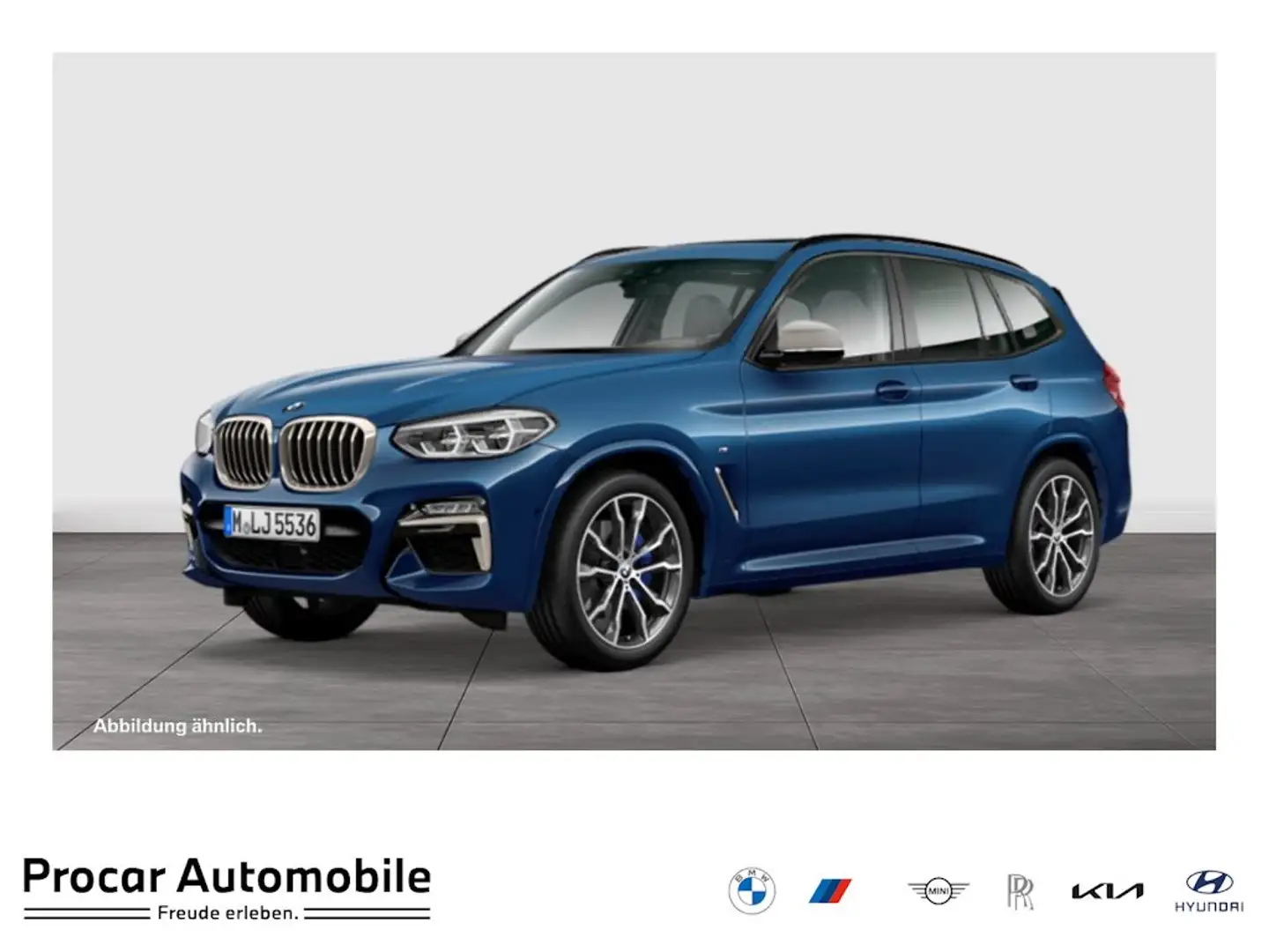 BMW X3 M 40d Pano ACC HuD DA+ PA HiFi 18'' DAB LED Blau - 1