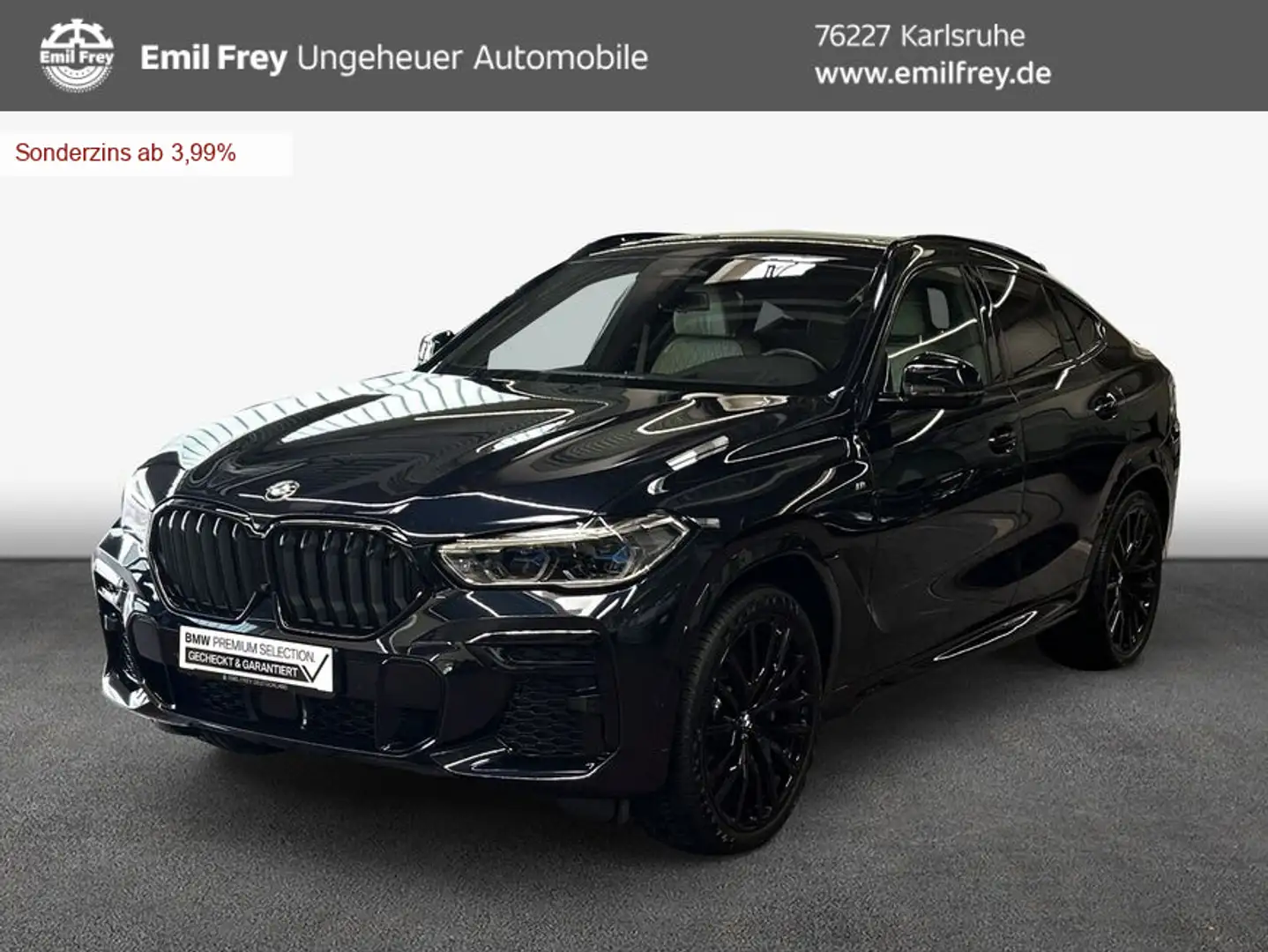 BMW X6 xDrive40d Schwarz - 1