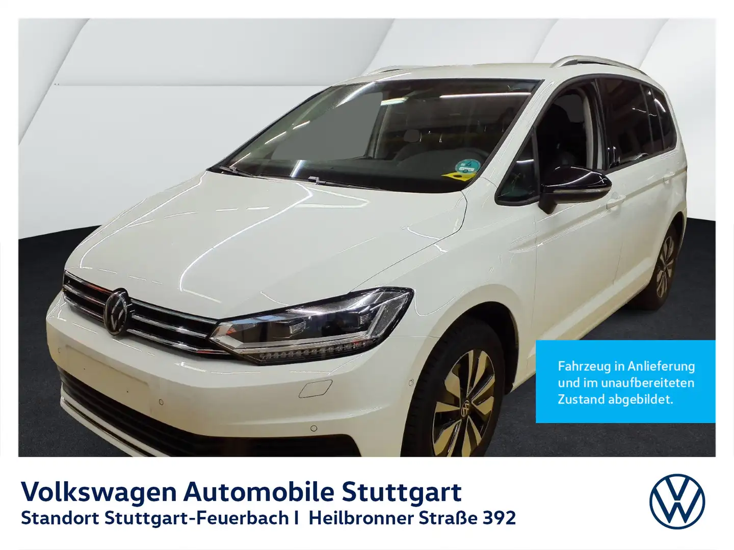 Volkswagen Touran Comfortline 1.5 TSI DSG 7-Sitze Navi AHK Weiß - 2