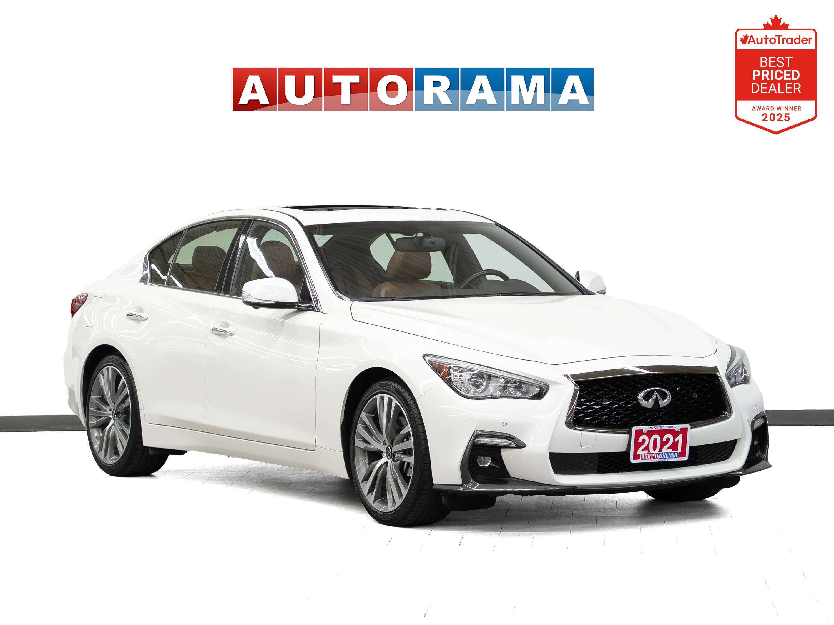 2021 Infiniti Q50 SPORT TECH AWD | Nav | Leather | Sunroof | CarPlay