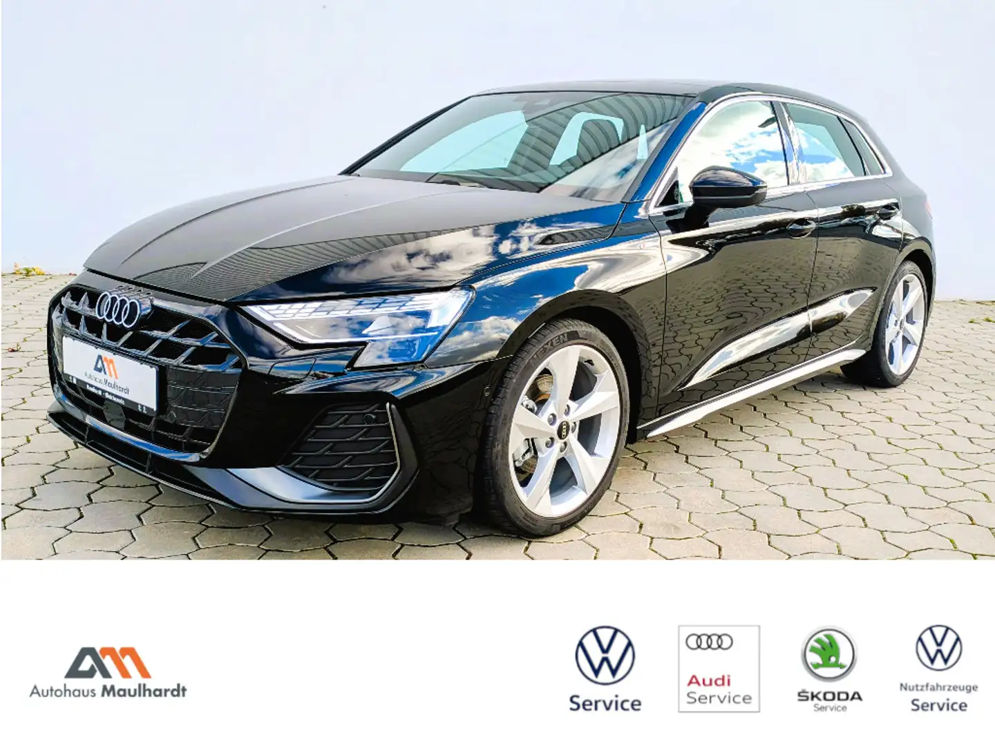 Audi A3 Sportback S line 1.5 TFSI,S-Tronic,Matrix LED,Kamera,Navi,Klimaautomatik,Panorama-Glasdach Schwarz - 1