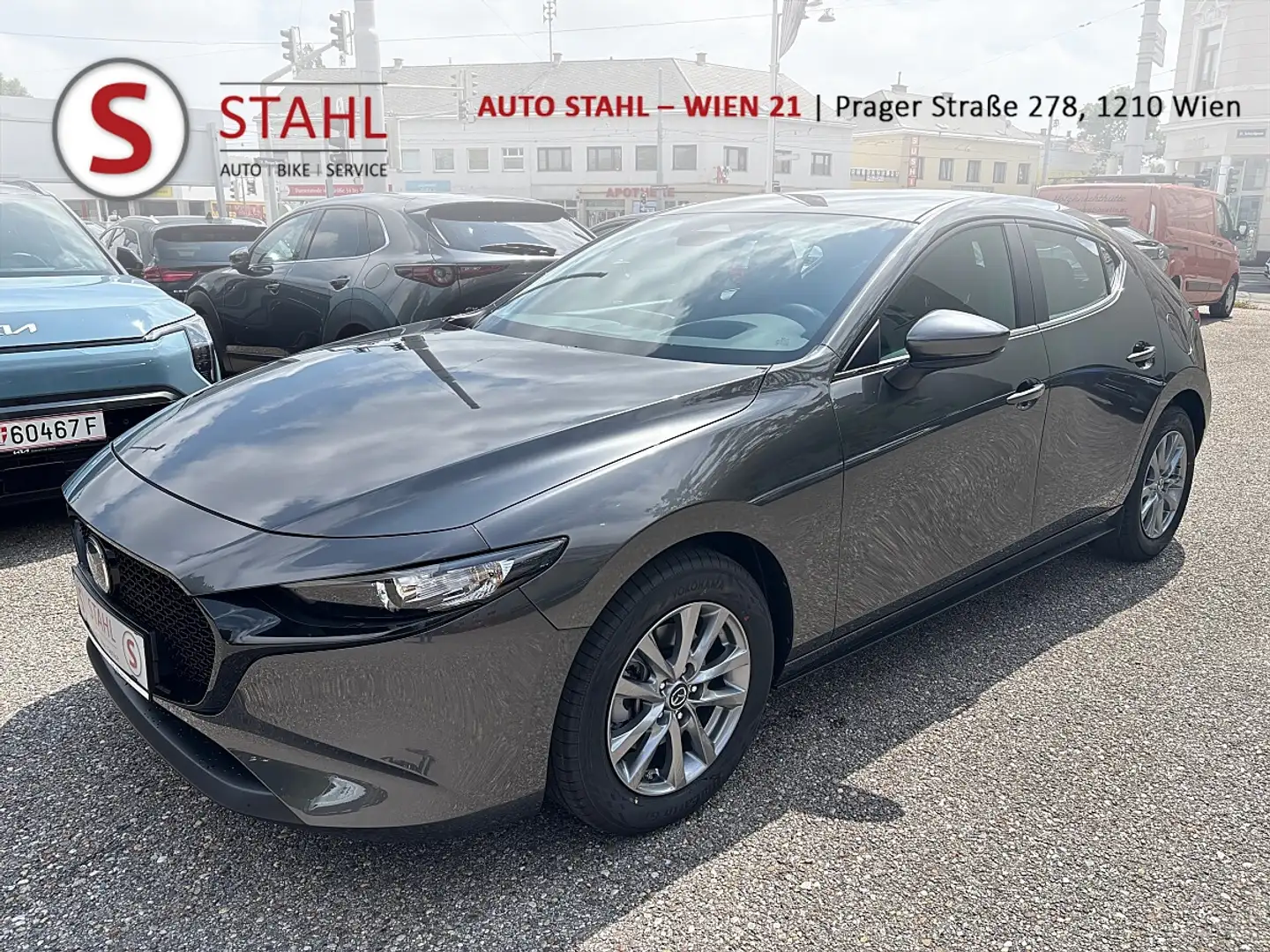 Mazda 3 Mazda3 e-Skyactiv-G140 Prime-Line AUTO STAHL WI... Grau - 1