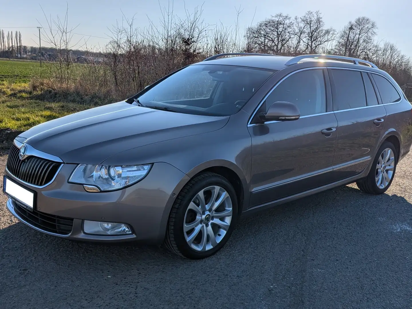 Skoda Superb Superb II Combi 2.0 TDI DSG Elegance SHZ AHK Beige - 2