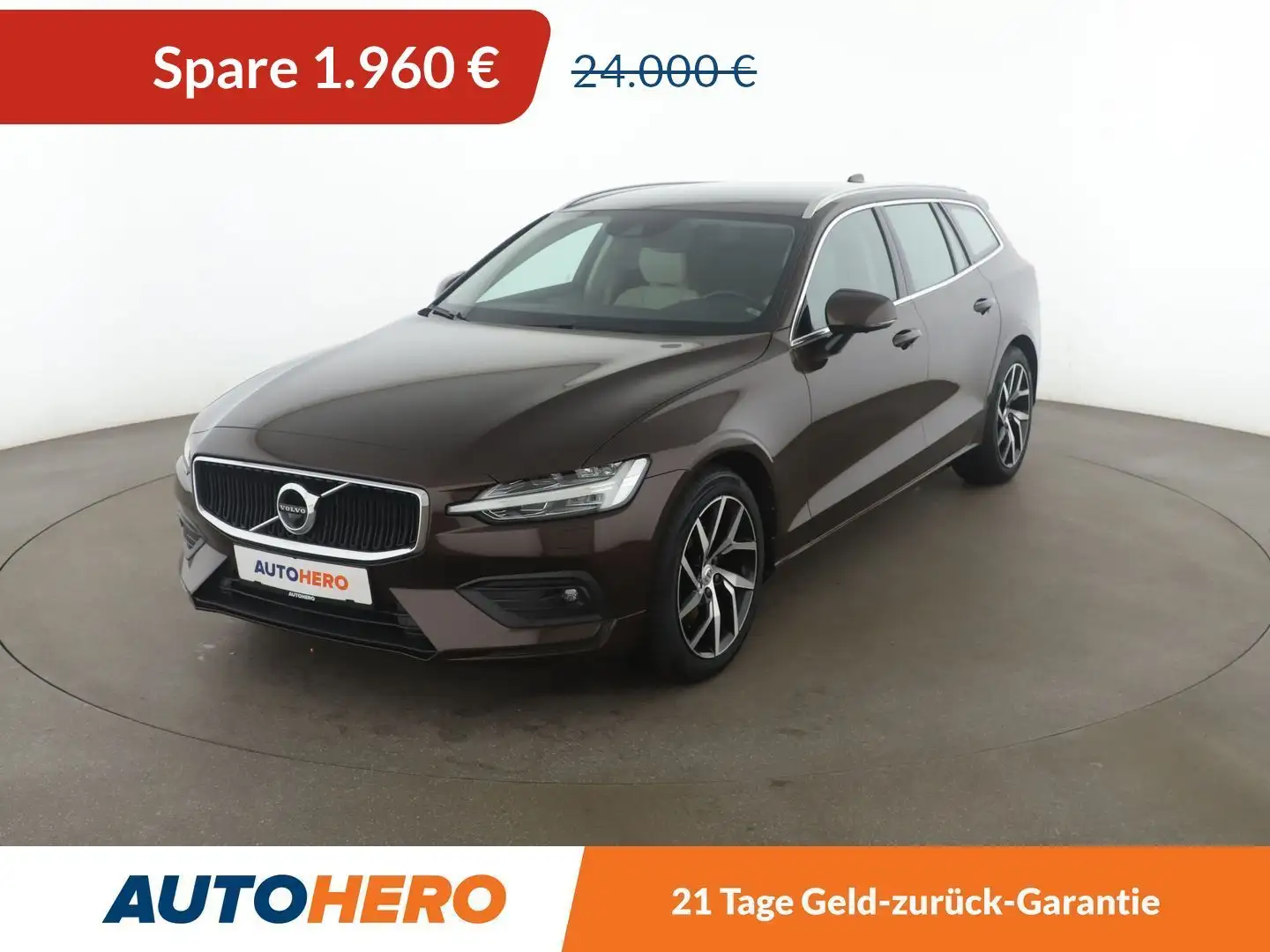 Volvo V60 2.0 D4 Momentum Pro Aut*NAVI*LED*TEMPO*CAM*PDC*SHZ Braun - 1