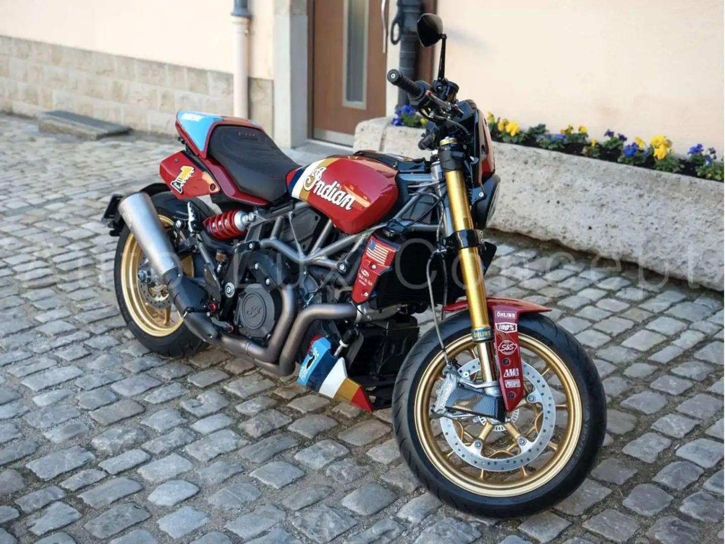 Indian FTR 1200 Sport 1OF1/Öhlins/Rizoma/GillesTooling/Jekill\u0026Hyde Rot - 2