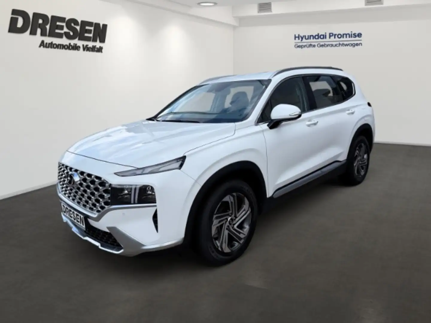 Hyundai SANTA FE 2.2 CRDi Automatik+Navi+Sitzheizung+Rückfahrkamera Weiß - 1