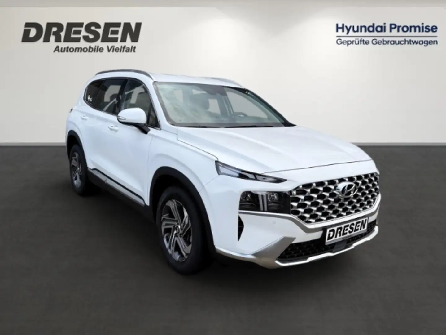 Hyundai SANTA FE 2.2 CRDi Automatik+Navi+Sitzheizung+Rückfahrkamera Weiß - 2