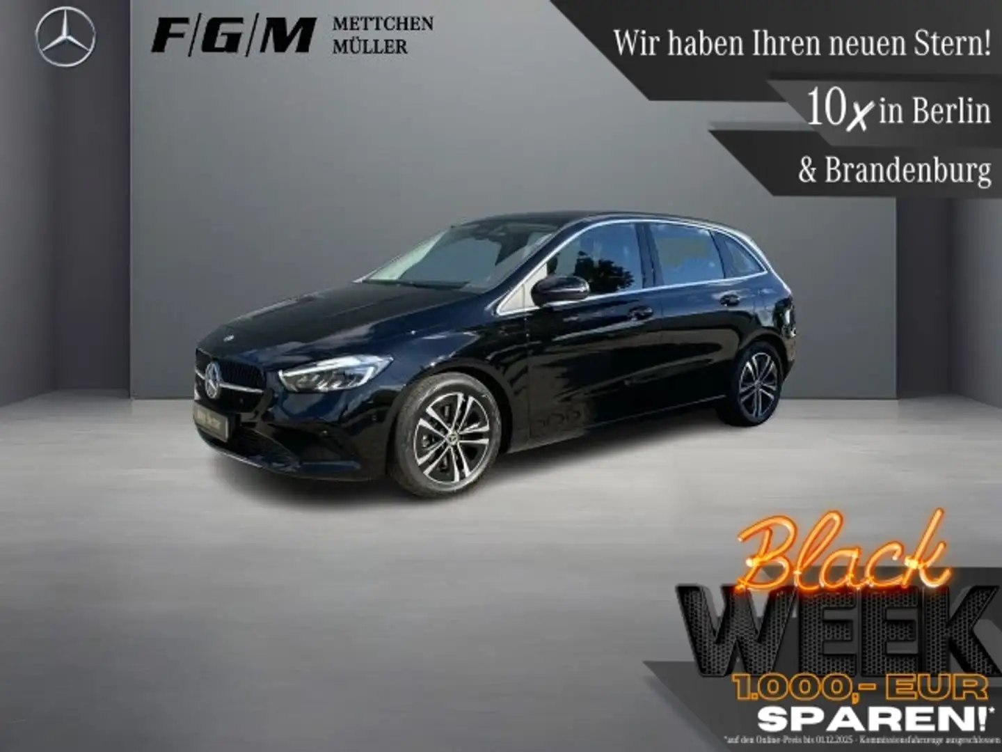 Mercedes-Benz B 220 4M Progressive Sitzhz|Distronic|EASY-PACK Schwarz - 1