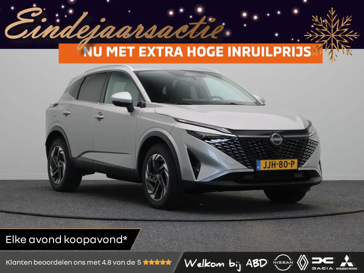Nissan Qashqai 158pk MHEV Xtronic N-Connecta | Stoel & Stuur verw Grijs - 1