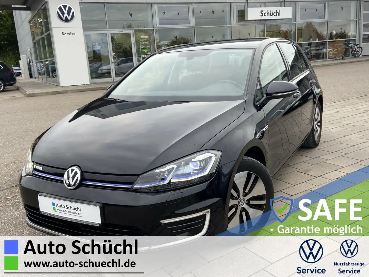 Volkswagen Golf e-GOLF Comfortline WÄRMEPUMPE+NAVI+LED+CCS Schwarz - 1