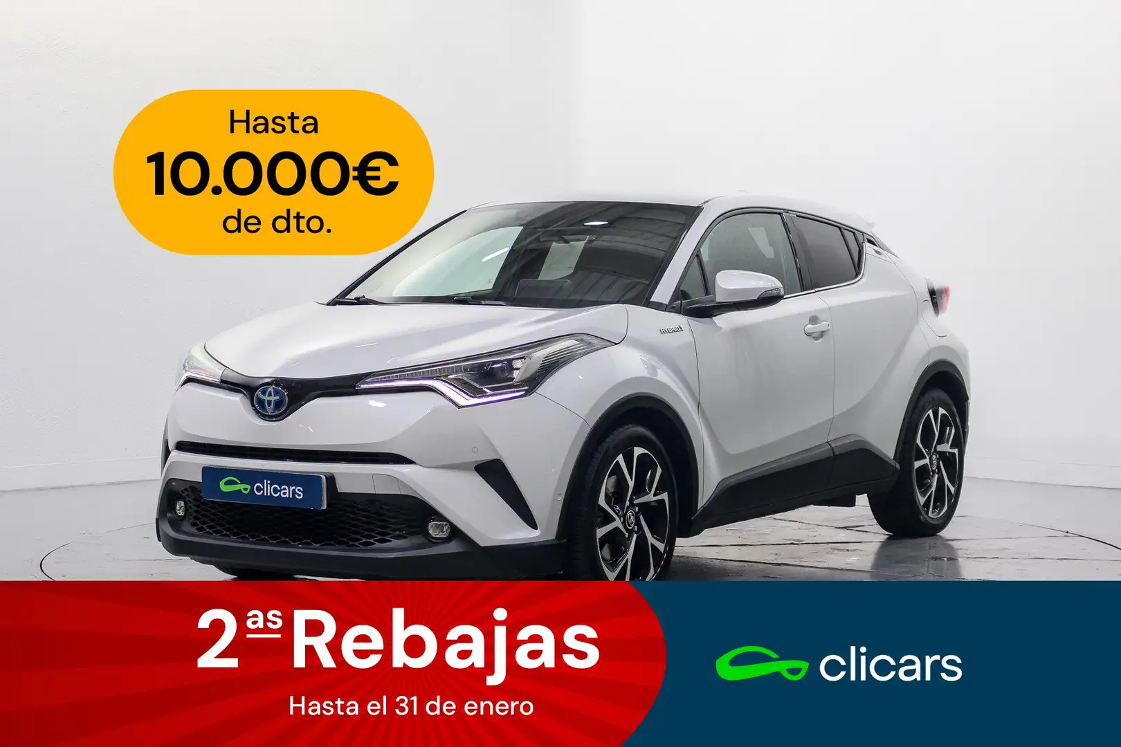 Toyota C-HR 125H Advance Blanc - 1