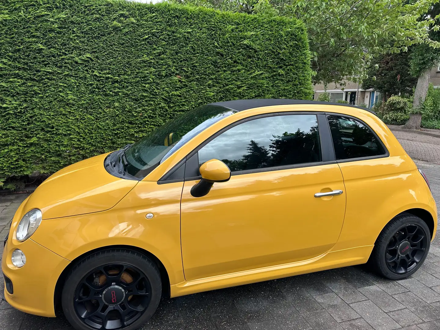 Fiat 500 500 0.9 TwinAir Lounge Geel - 2