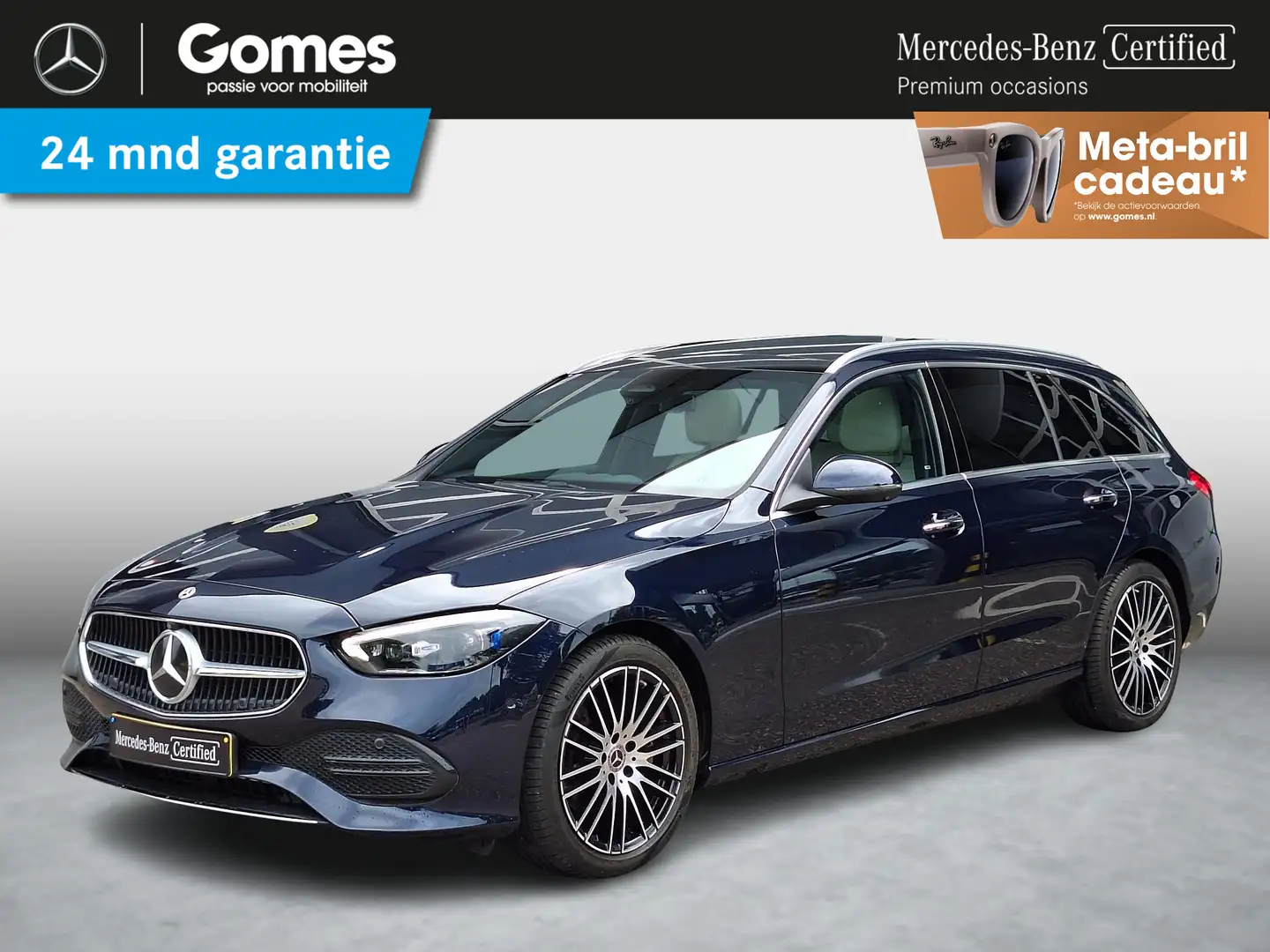 Mercedes-Benz C 200 Estate | Beige leder | Panoramadak | Trekhaak | Me Blauw - 1
