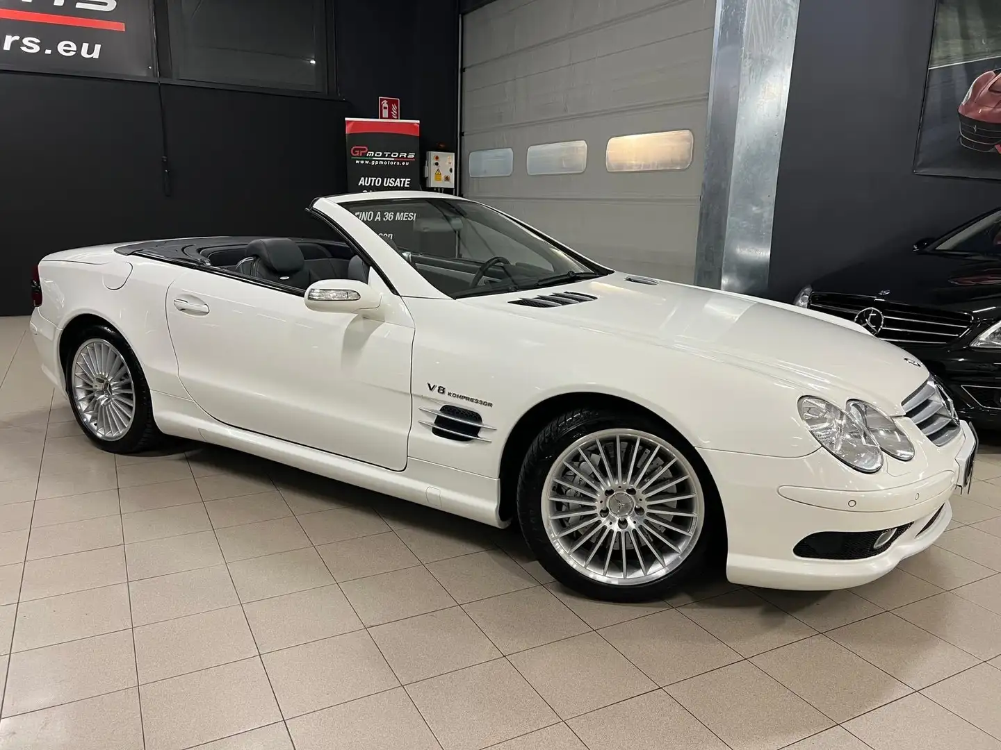 Mercedes-Benz SL 55 AMG 500CV  BIANCO ORIGINALE ! TAGLIANDI TUTTI MERCEDES Weiß - 2