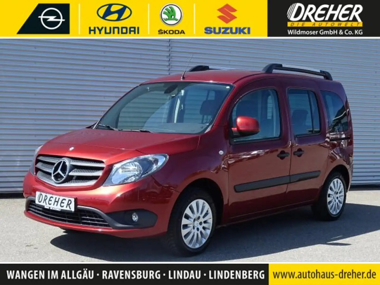 Mercedes-Benz Citan Tourer Edition Klima/Sitzhzg./LM  Park-Assist./FIS Czerwony - 1