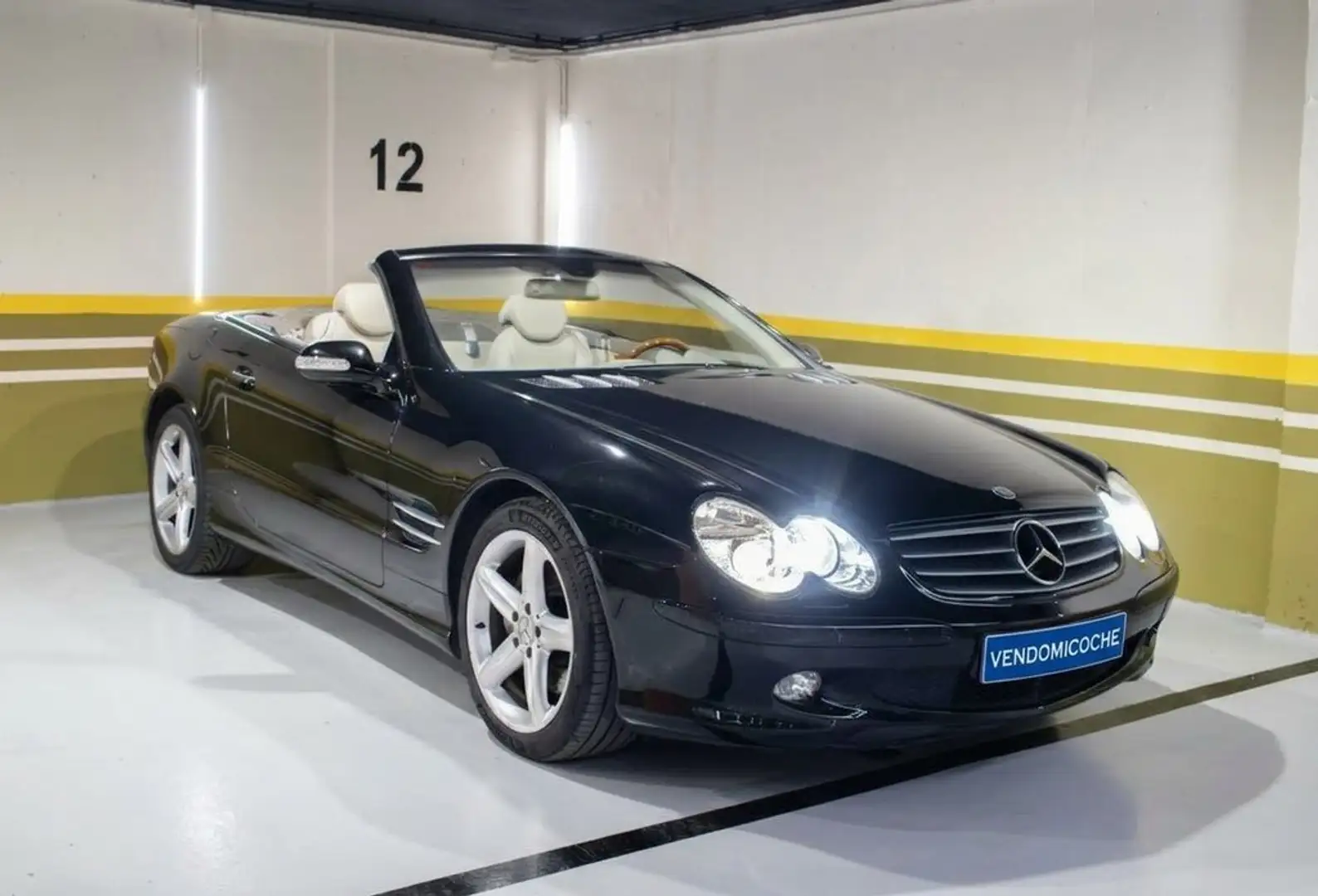 Mercedes-Benz SL 500 Aut. Negro - 2