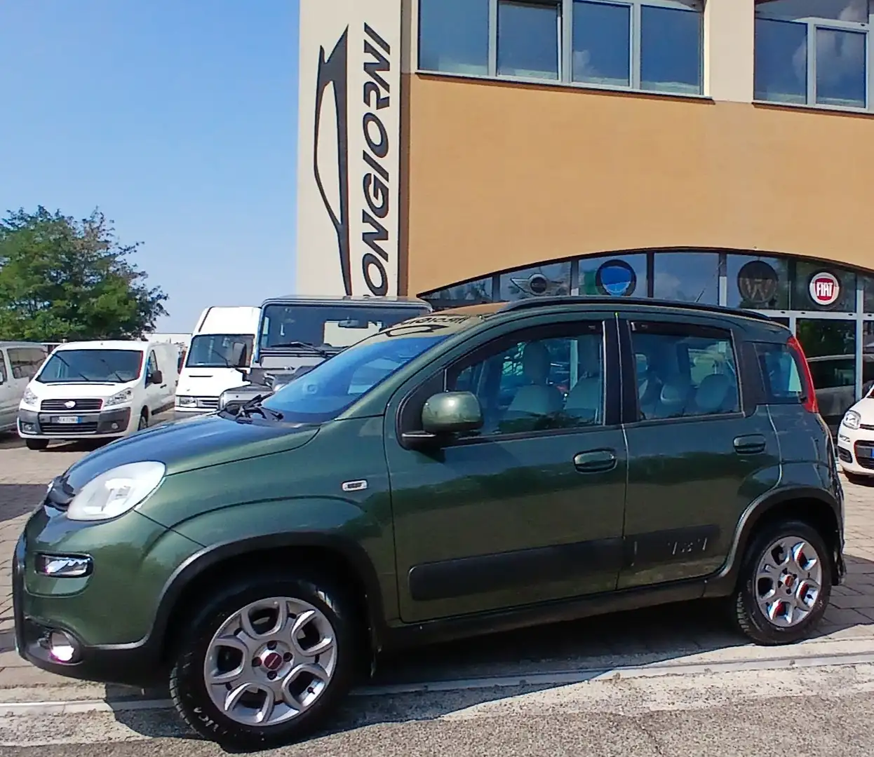 Fiat Panda Cross1.3 mjt 16v Cross 4x4 75cv Tagliandata Grün - 1