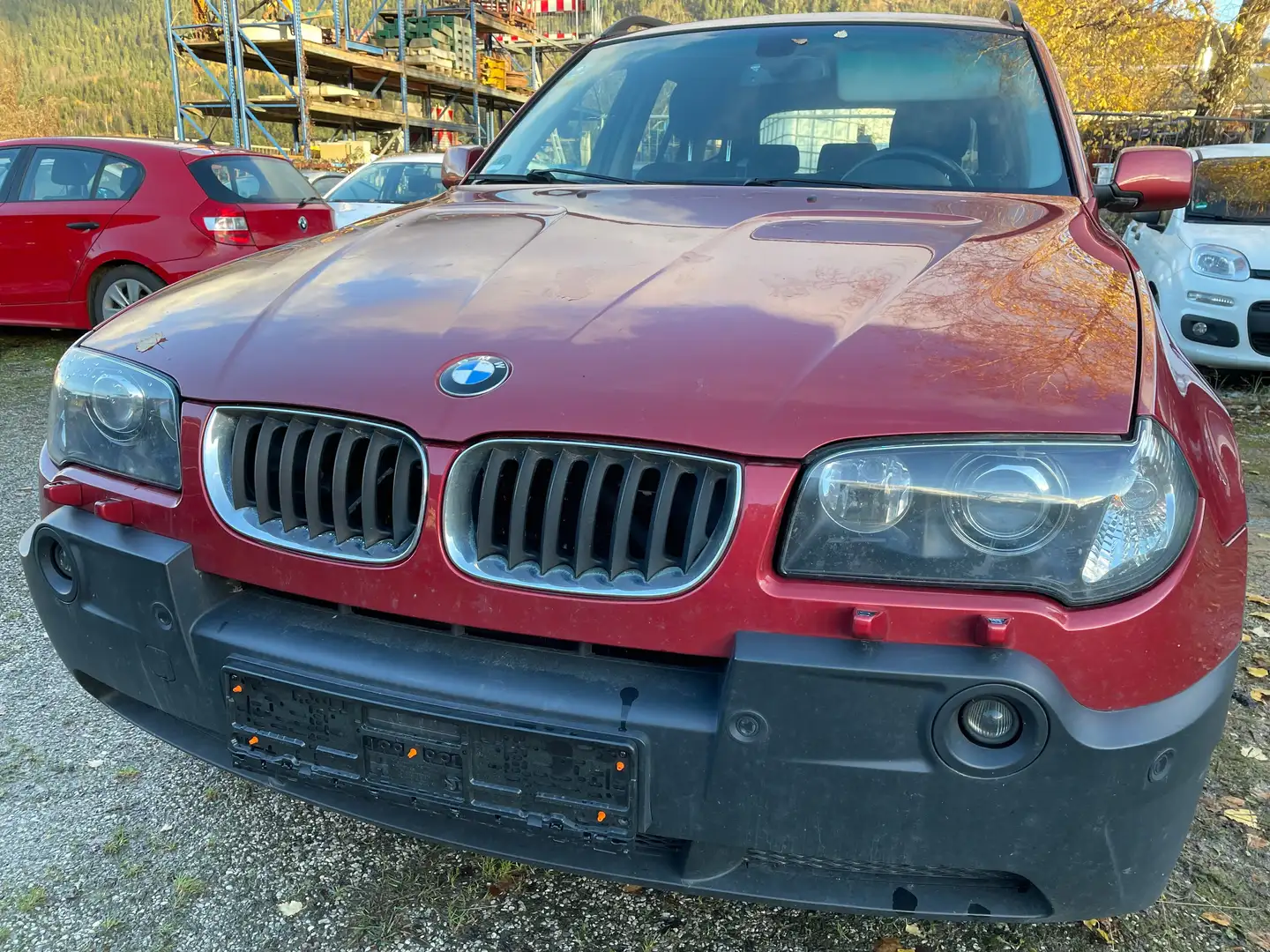 BMW X3 2.0d Piros - 2