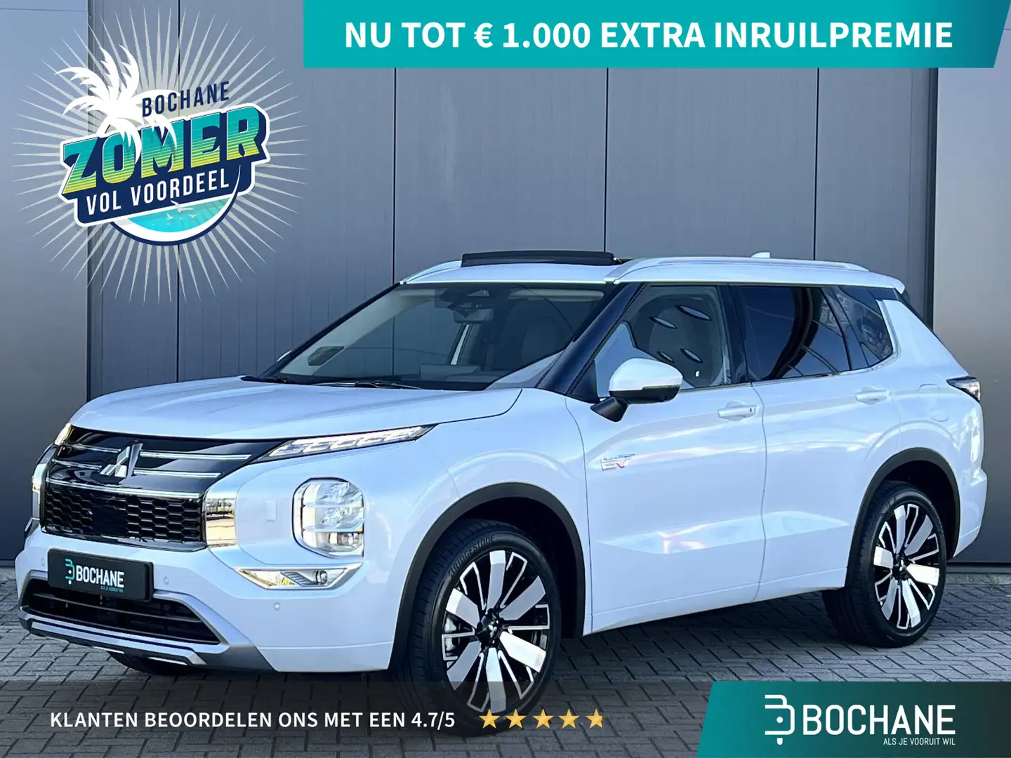 Mitsubishi Outlander 2.4 PHEV Instyle | 360º Camera | Open dak | Elektr Wit - 1