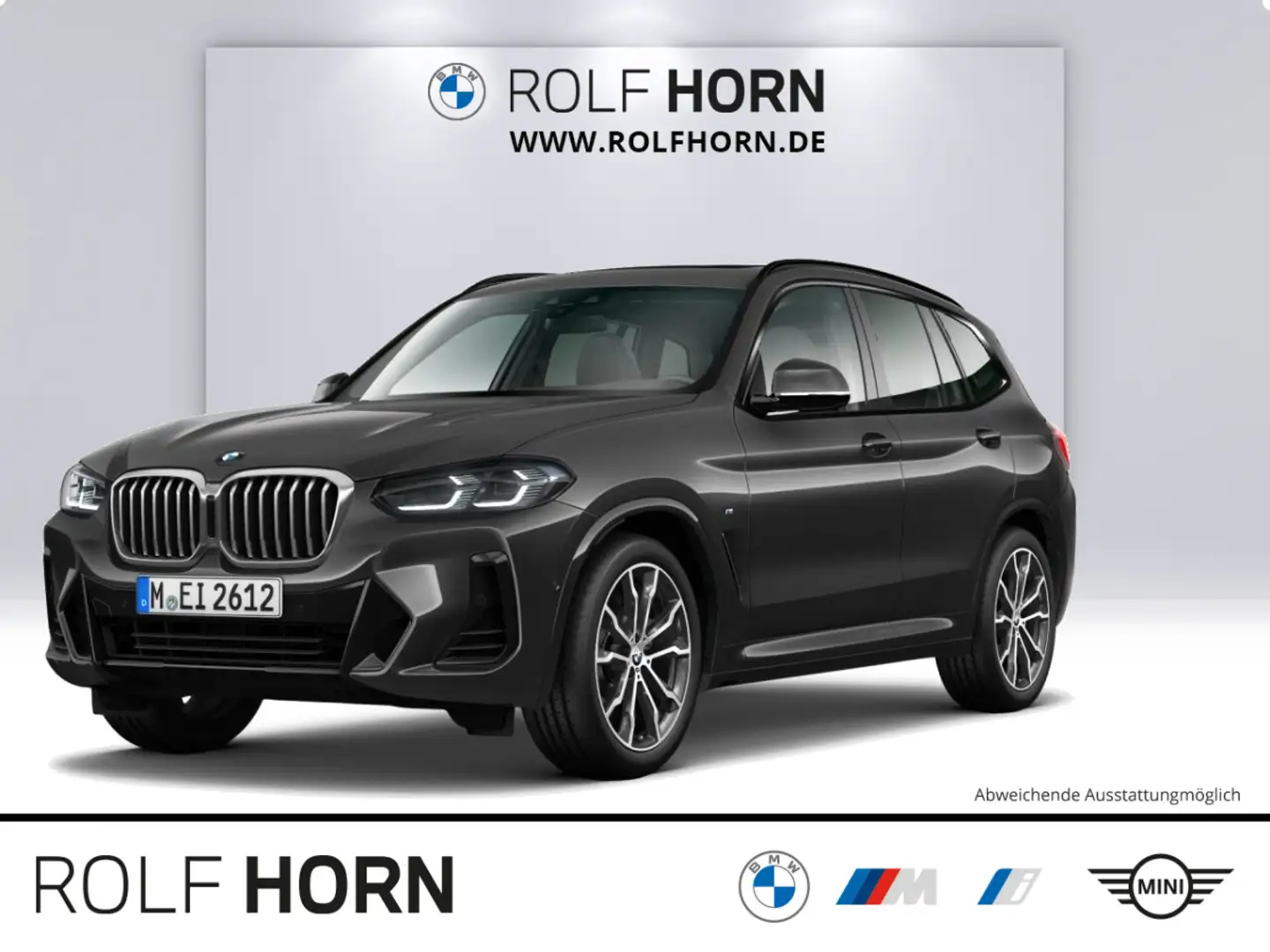 BMW X3 xDrive30d M Sportpaket Pano AHK Navi RKam LED Grau - 1
