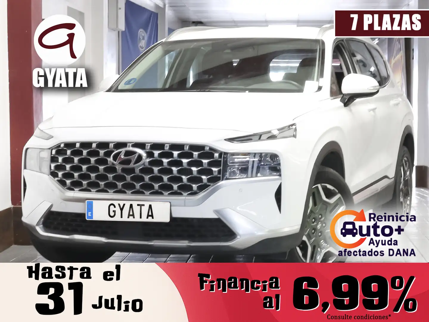 Hyundai SANTA FE 1.6TGDI PHEV Maxx 7pl 4WD 6AT Blanco - 1