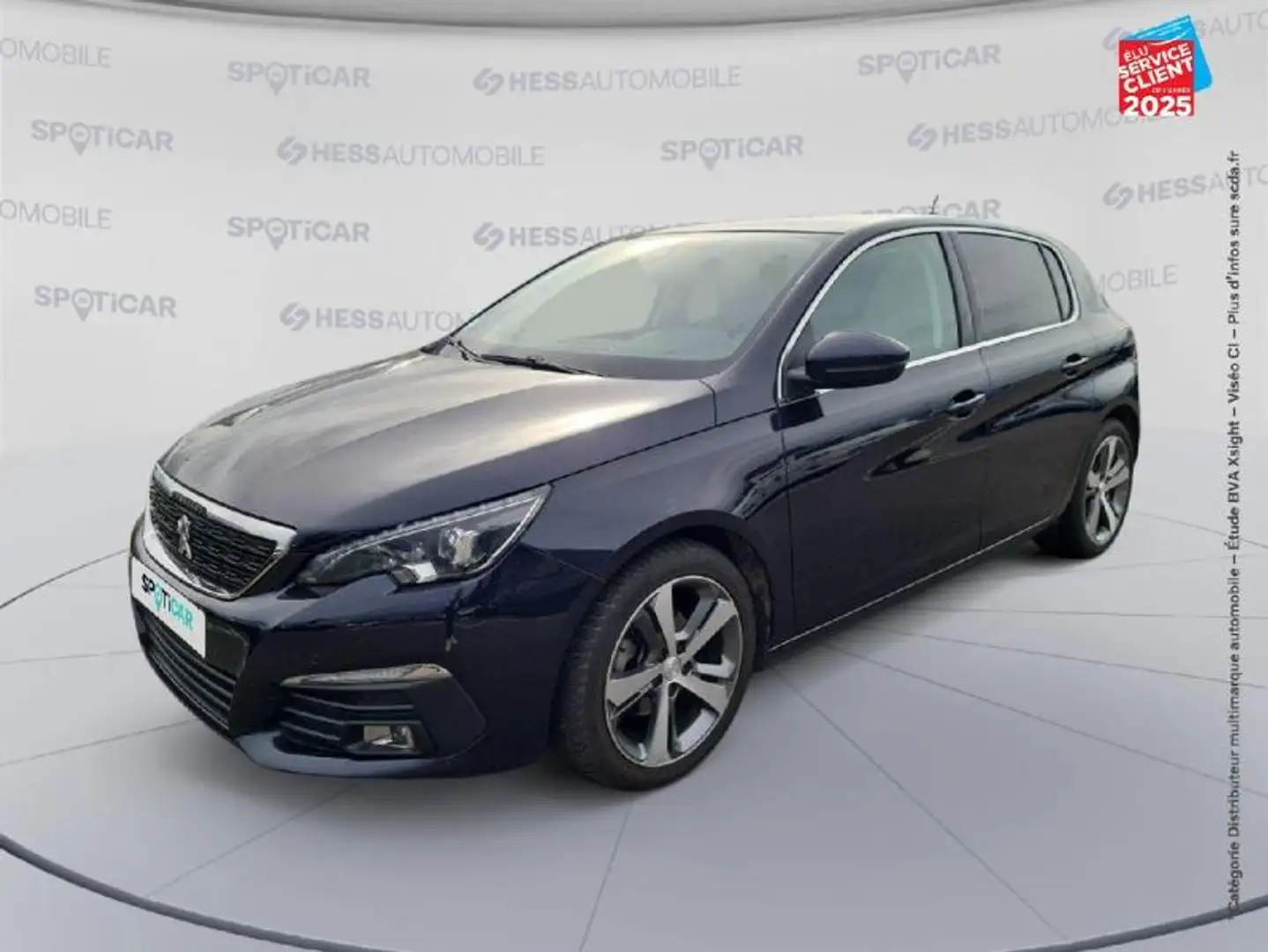 Peugeot 308 1.2 PureTech 130ch E6.c S\u0026S Allure 108g Blauw - 1