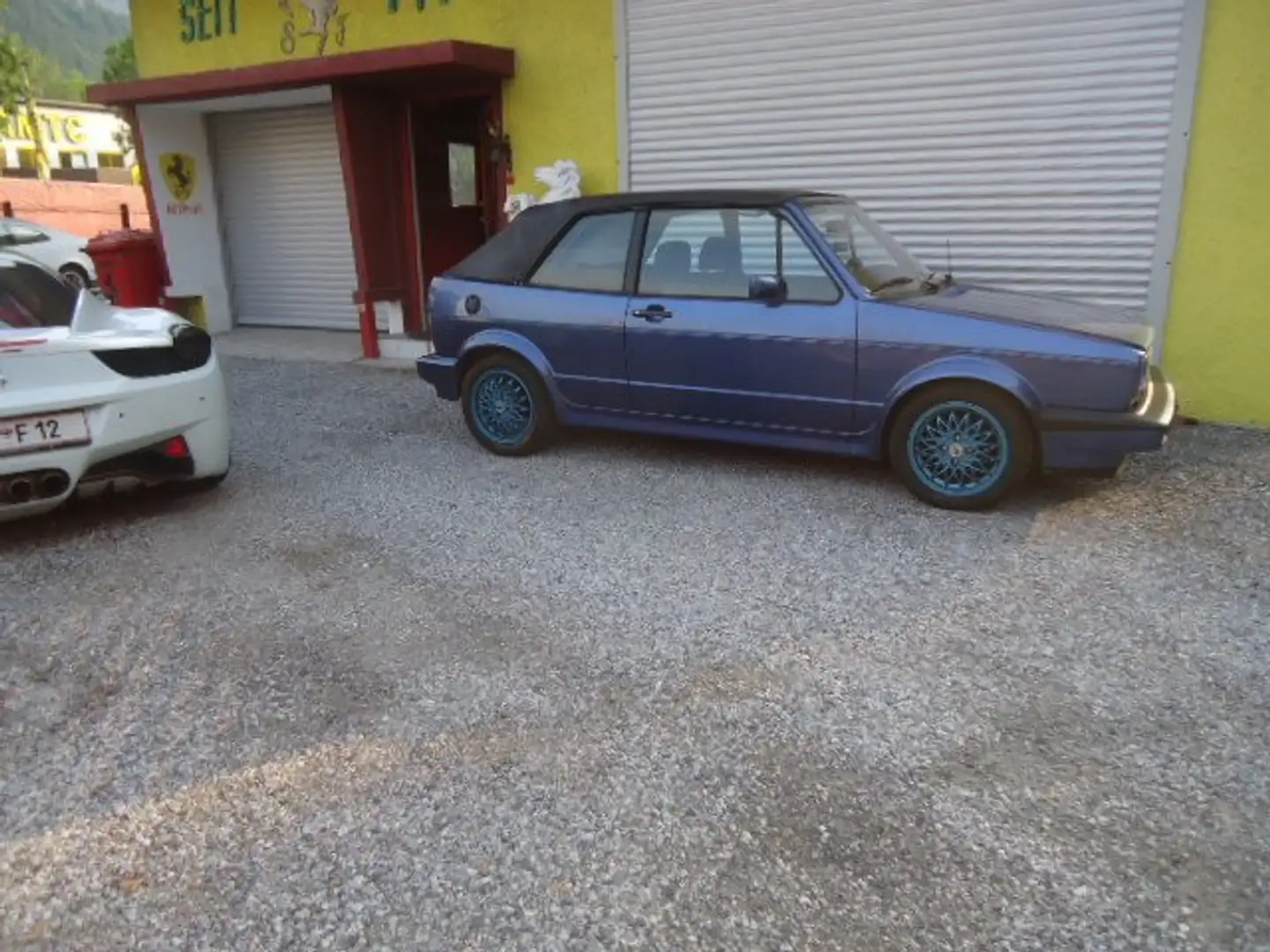 Volkswagen Golf Cabriolet Blau - 1