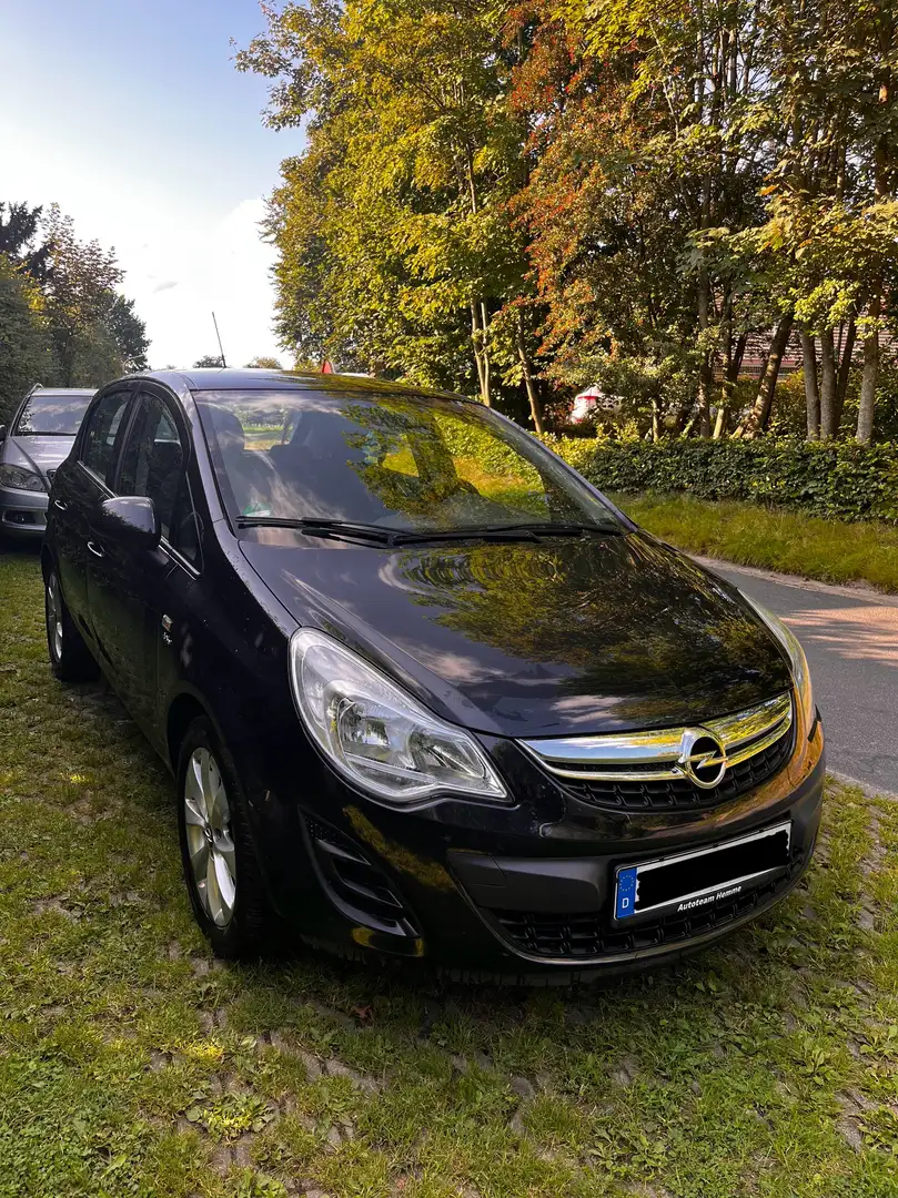 Opel Corsa Eco Flex Schwarz - 1