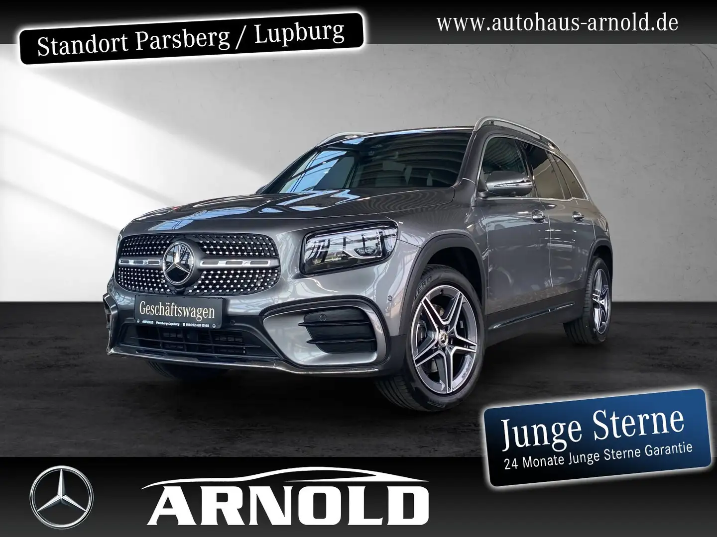 Mercedes-Benz GLB 200 GLB 200 AMG Line AHK Distr Totw el-Klappe 360° Grau - 1