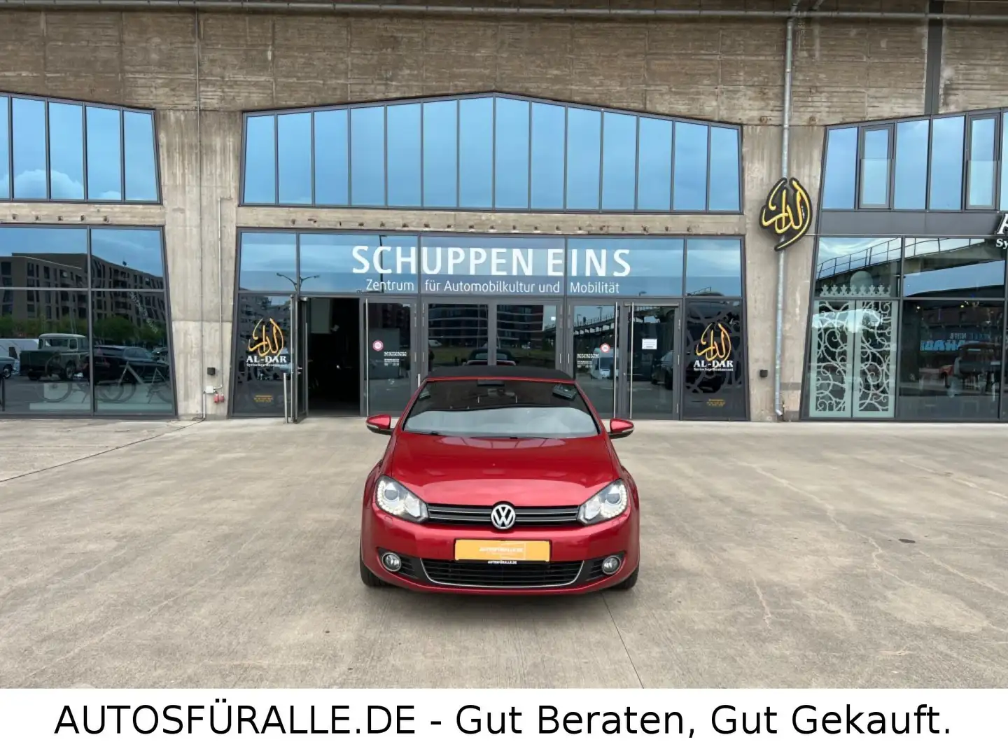 Volkswagen Golf VI*Cabrio*Exclusive*Leder*8Fach*SHeft*TOP! Rot - 2