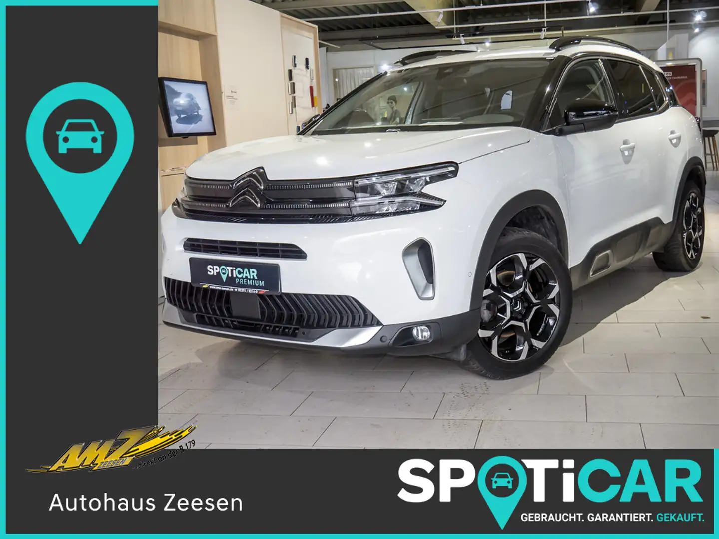Citroen C5 Aircross 130 S&S EAT8 SHINE PACK AHK ACC Weiß - 1