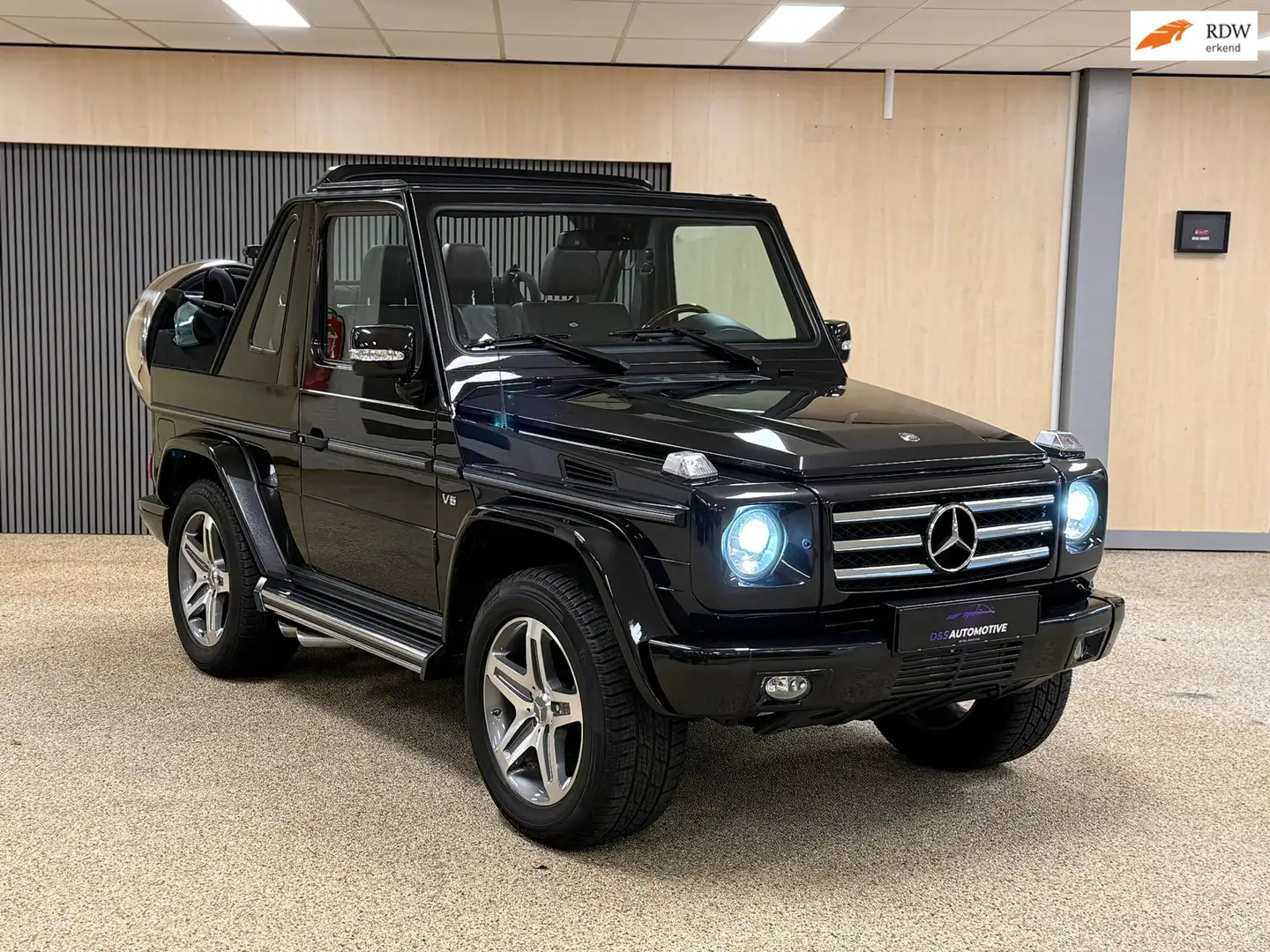 Mercedes-Benz G 500 Cabriolet UNIEK!! Dealer onderhouden. Zwart - 1