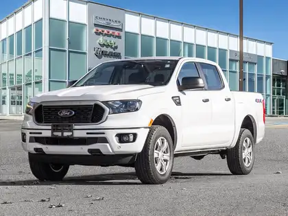 White 2019 Ford Ranger Pickup Truck Four-Wheel Drive Automatic