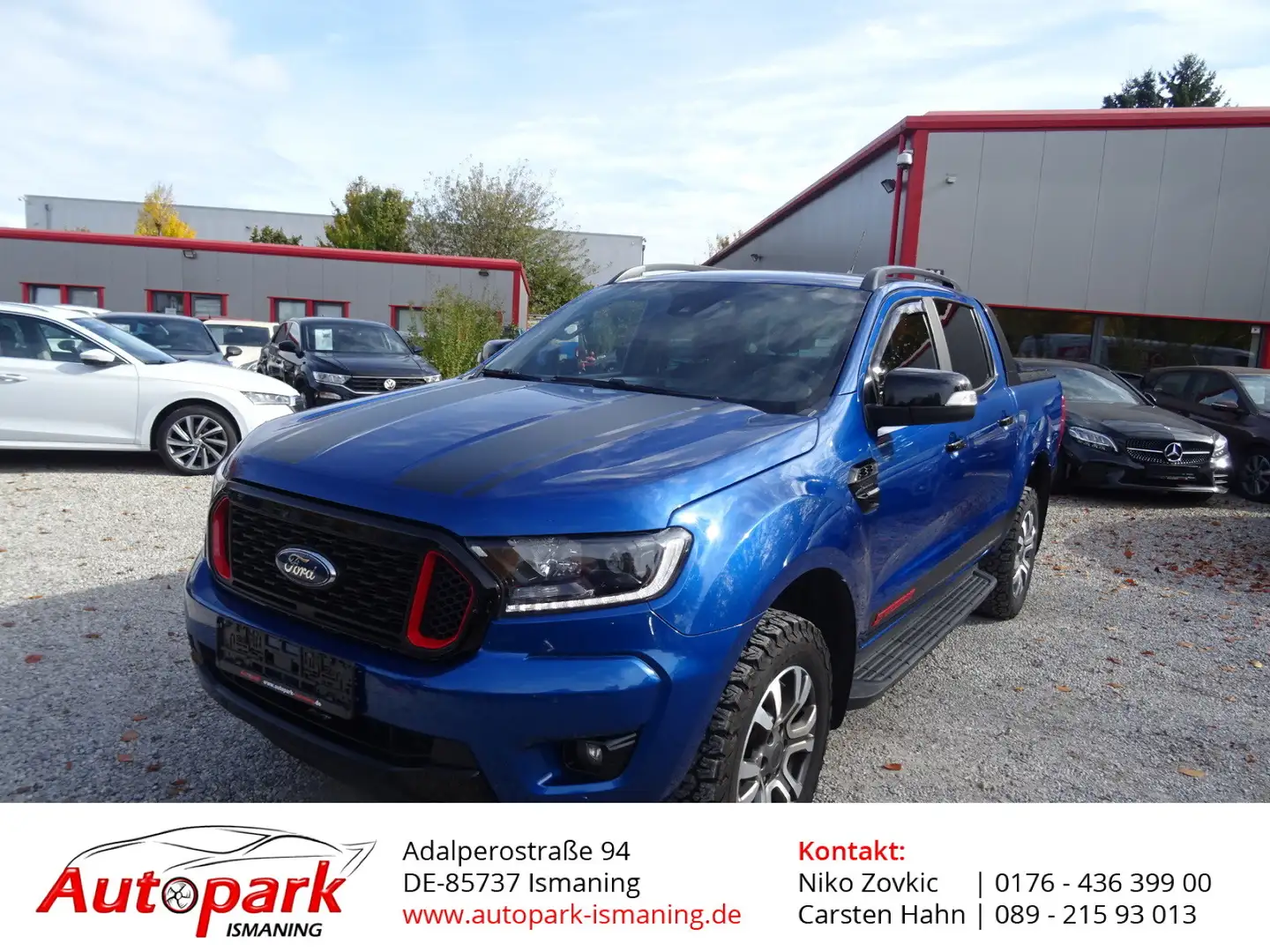 Ford Ranger (TKE) Wildtrak Doppelkabine 4x4 Bleu - 1