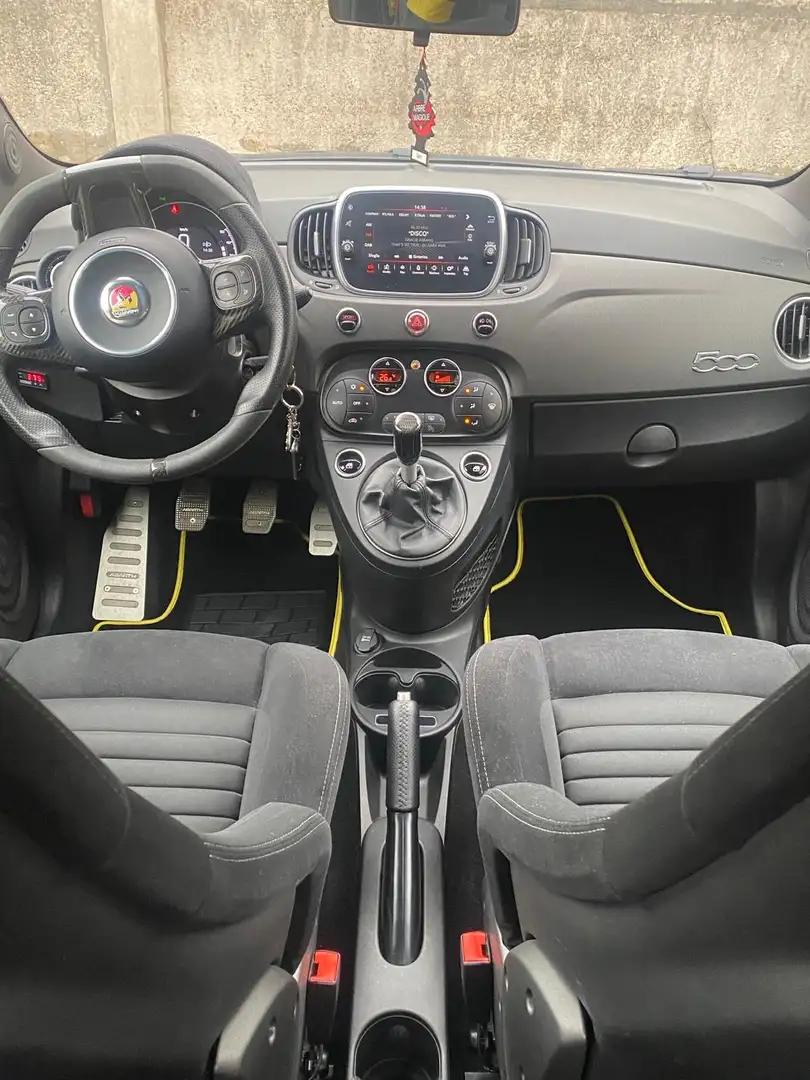 Abarth 595 Competizione alcantara Jaune - 1