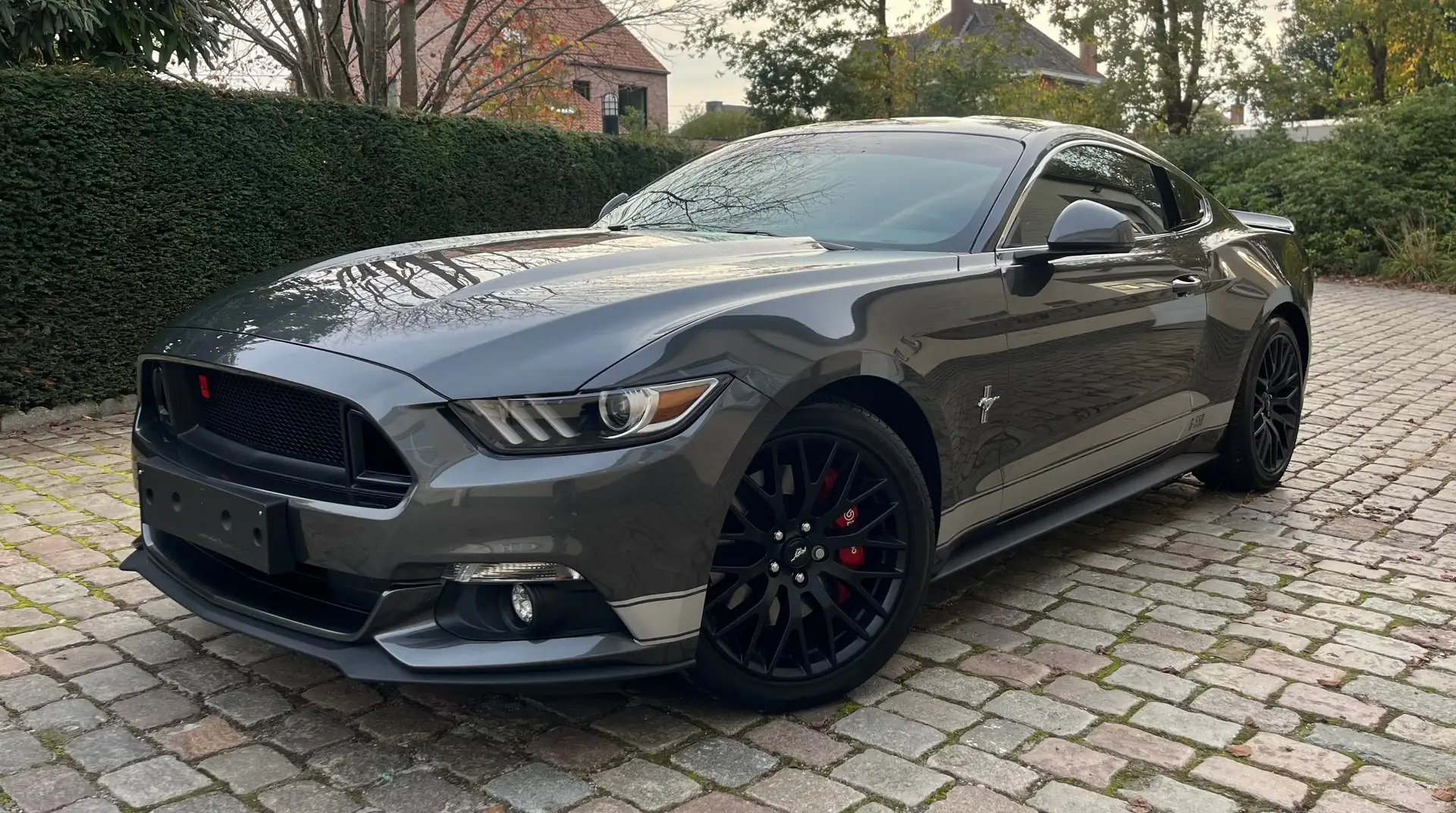Ford Mustang 2.3 EcoBoost Showroom staat  ### 17000 km ### Gris - 1