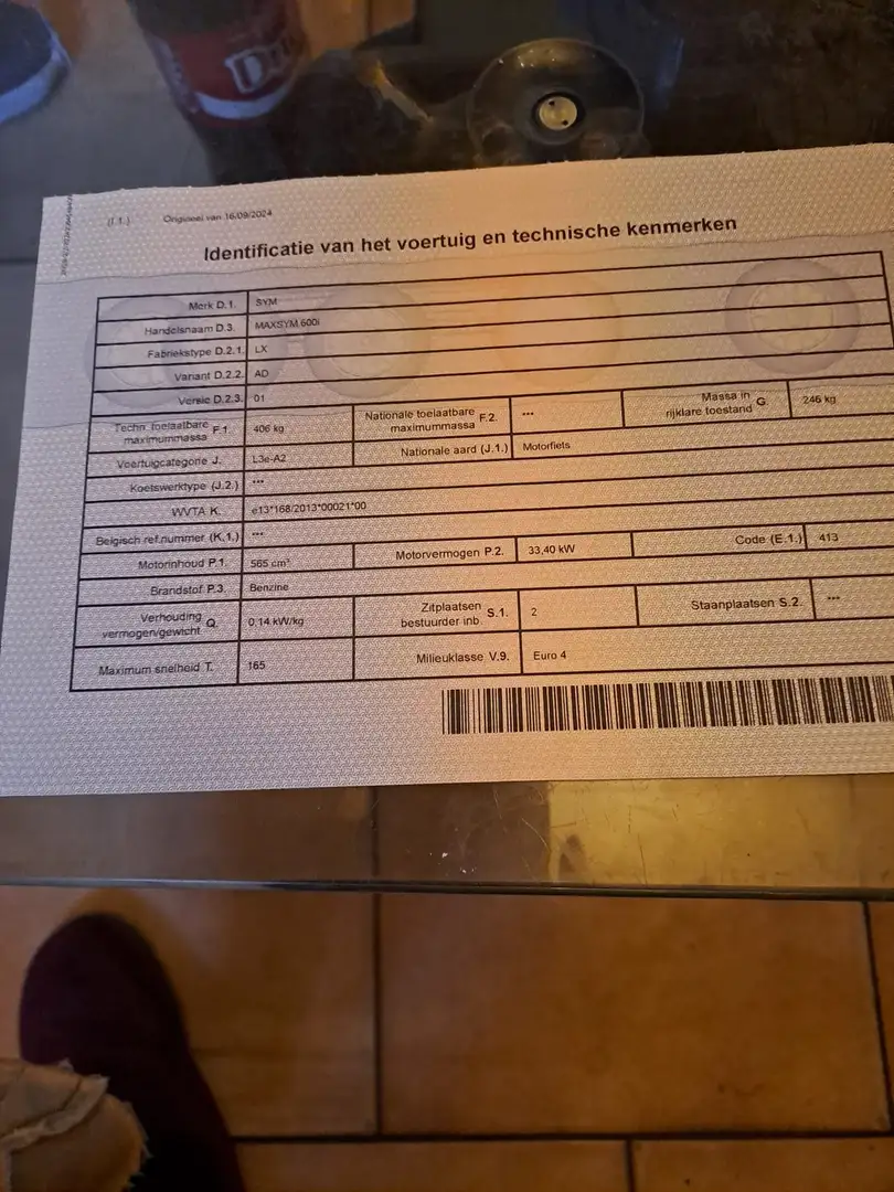 SYM MaxSym 600i Wit - 2