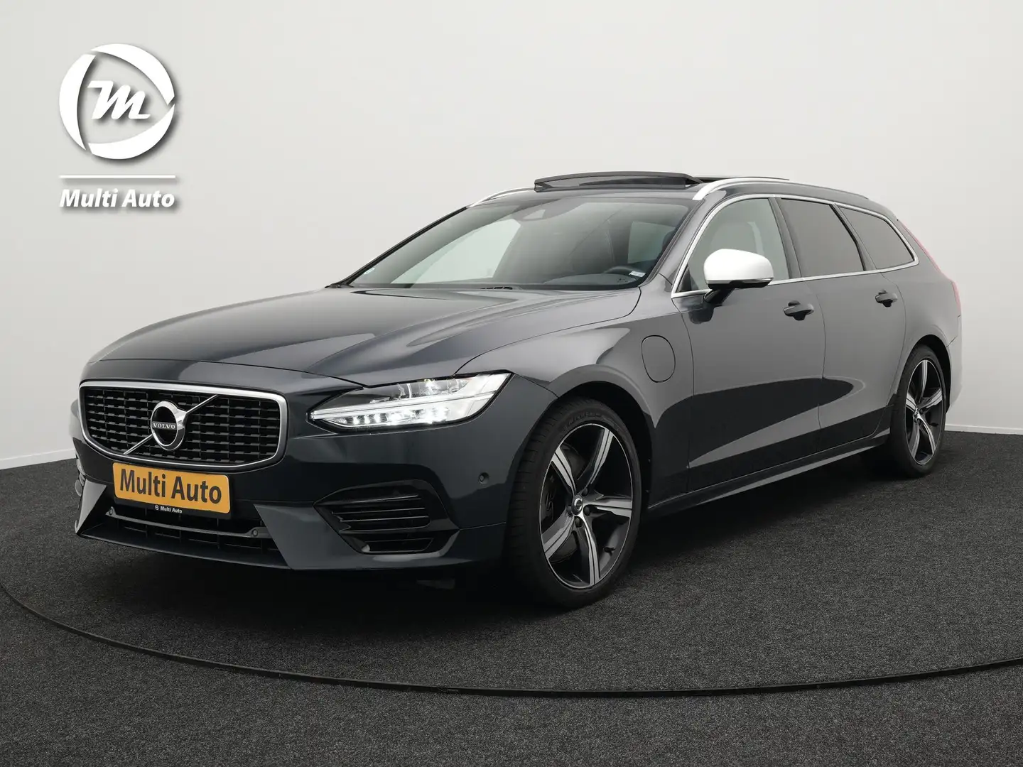 Volvo V90 T8 AWD R-Design Plug In Hybrid 394pk PHEV | Panoda Grijs - 1