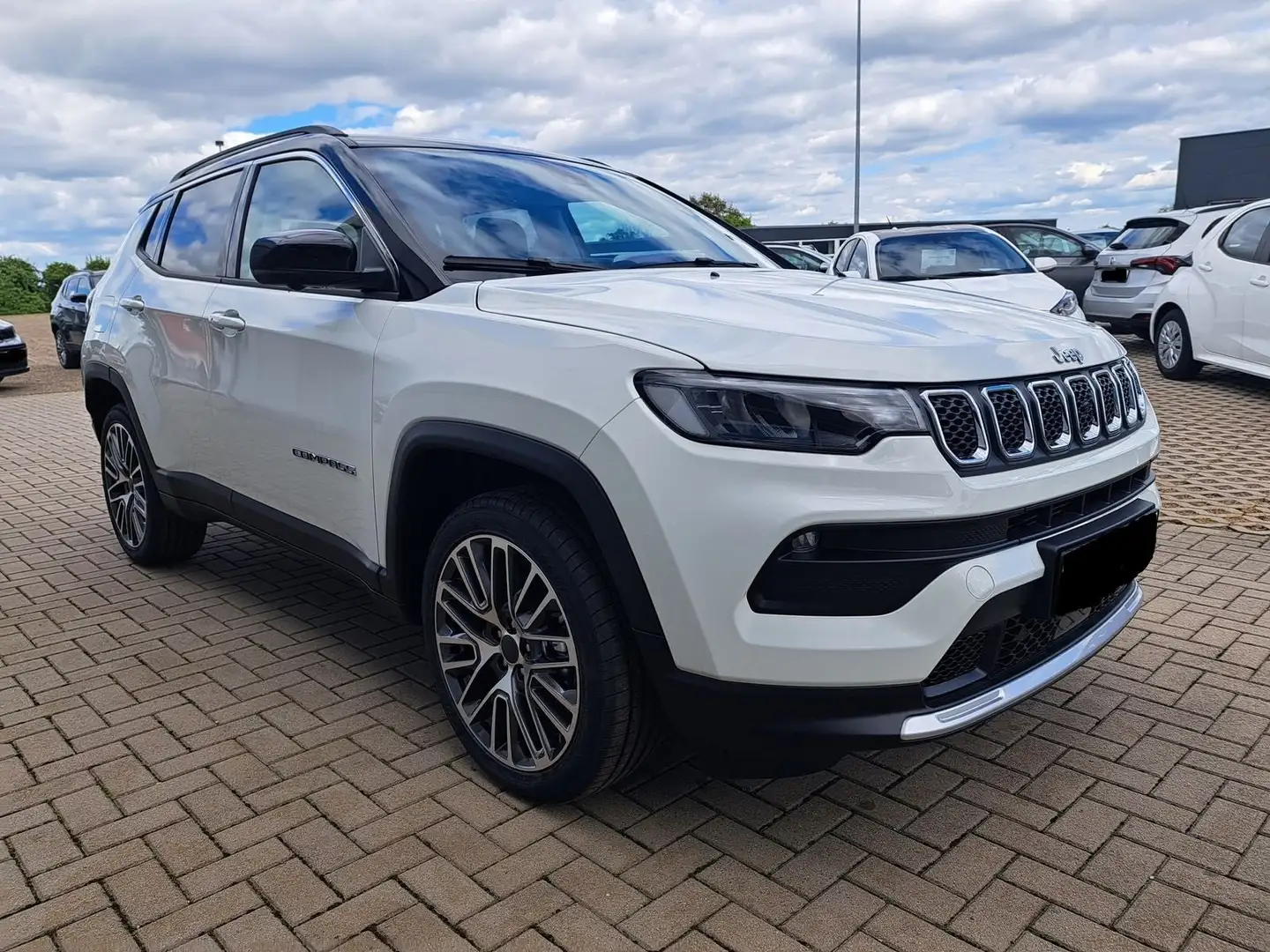 Jeep Compass Compass 1.5 turbo t4 mhev Limited 2wd 130cv dct Blanc - 1
