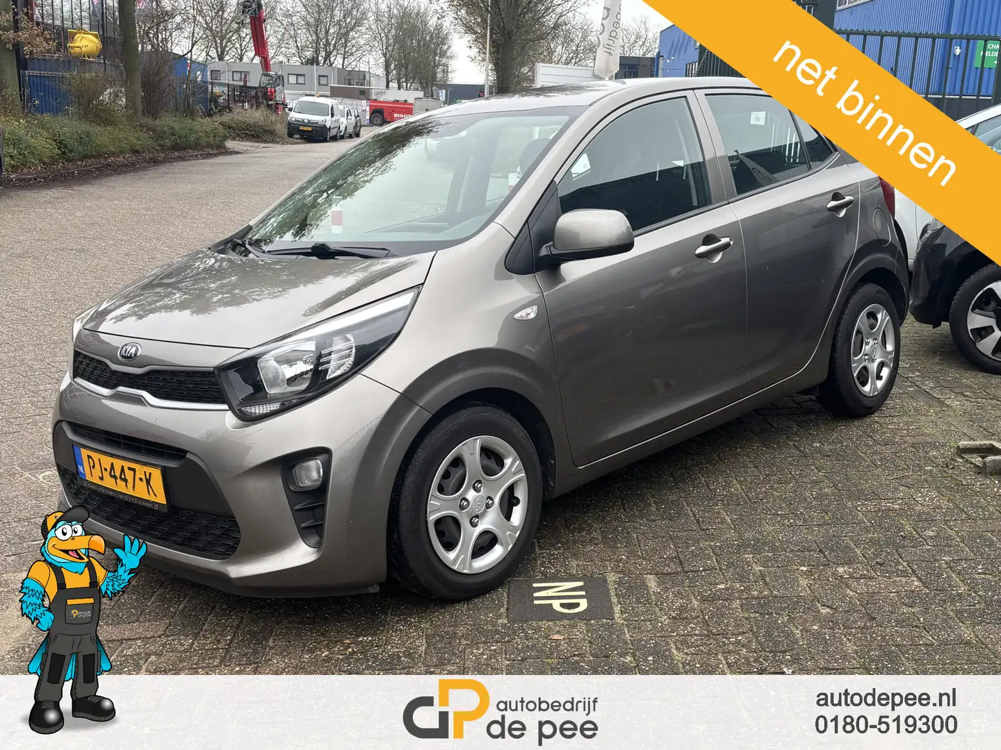 Kia Picanto 1.0 CVVT EconomyPlusLine GARANTIE/5-DEURS/AIRCO/BL Grijs - 2