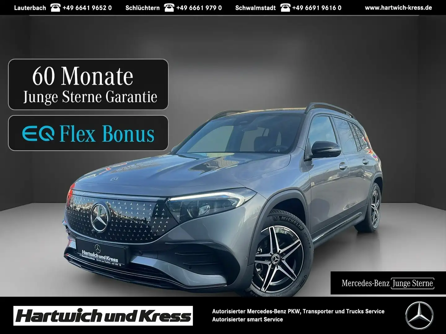 Mercedes-Benz EQB 350 EQB 350 4Matic AMG Line Premium+Night+Distronic+Burmester+ Gris - 1