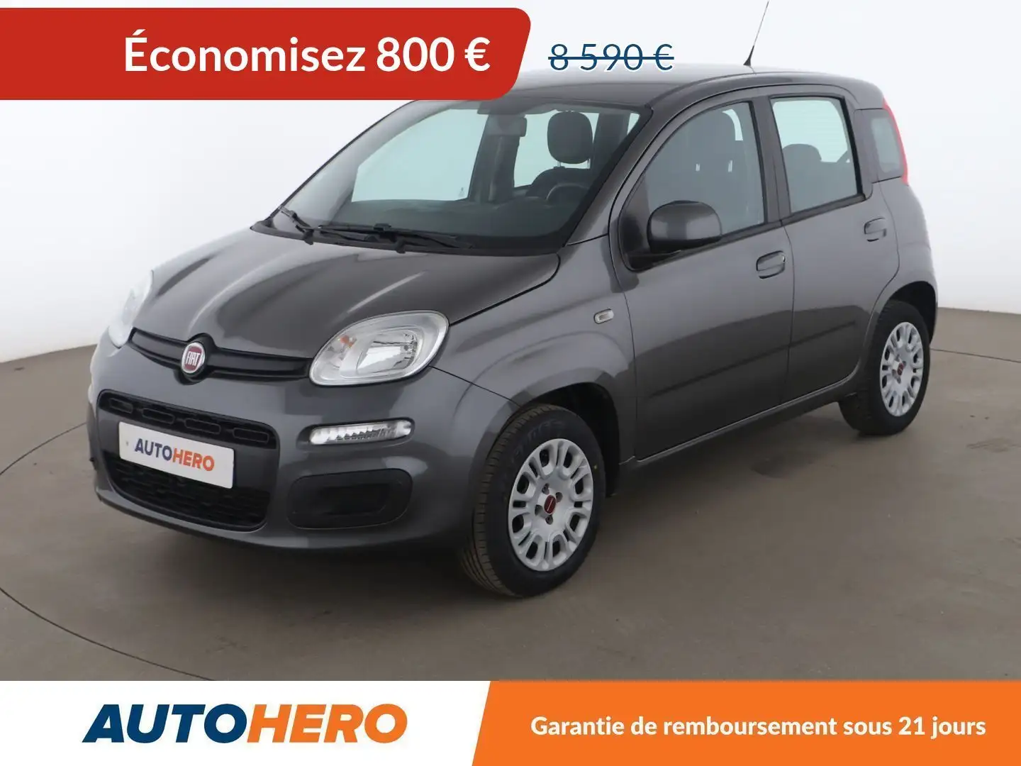 Fiat Panda 1.2 Easy Gris - 1