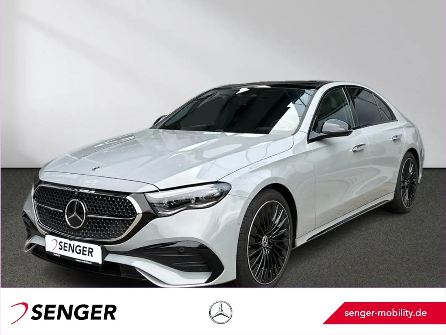 Mercedes-Benz E 450 d 4M AMG Alpingrau Night AHK Superscreen Grau - 1